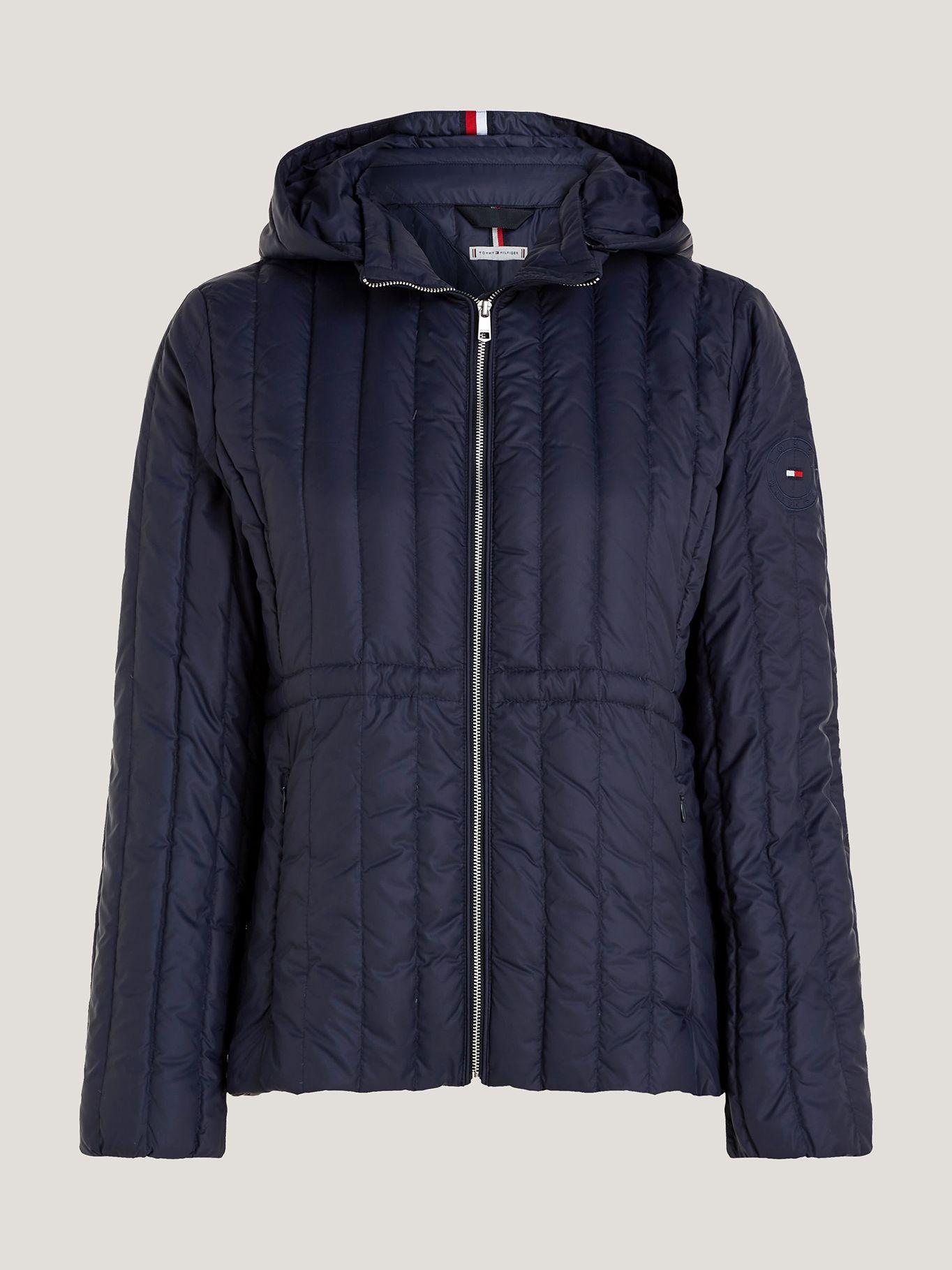 Parka Mujer Con Gorro Azul Tommy Hilfiger-5