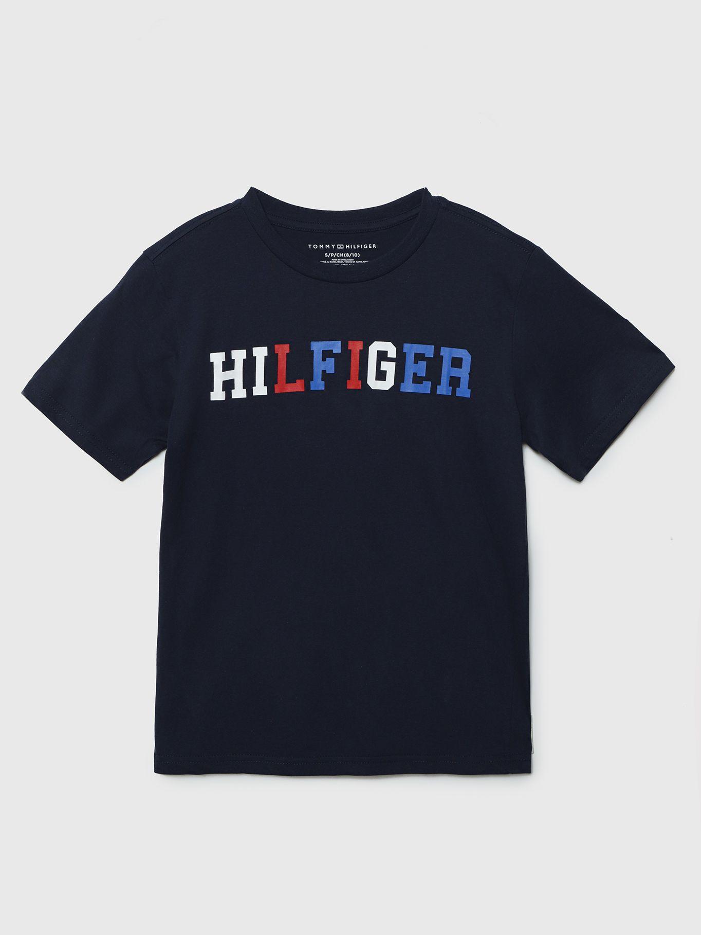 Polera Con Logo Multicolor Azul Tommy Hilfiger-0