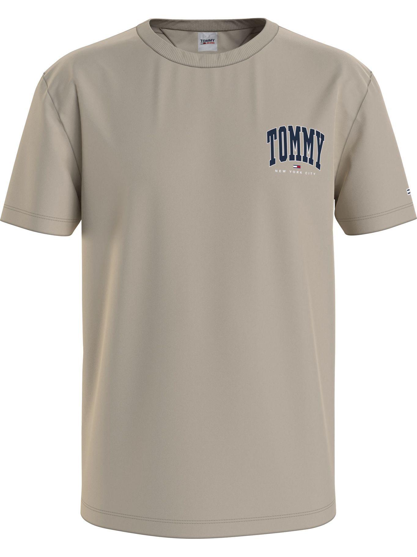 Polera College Logo Beige Tommy Jeans JN2-0
