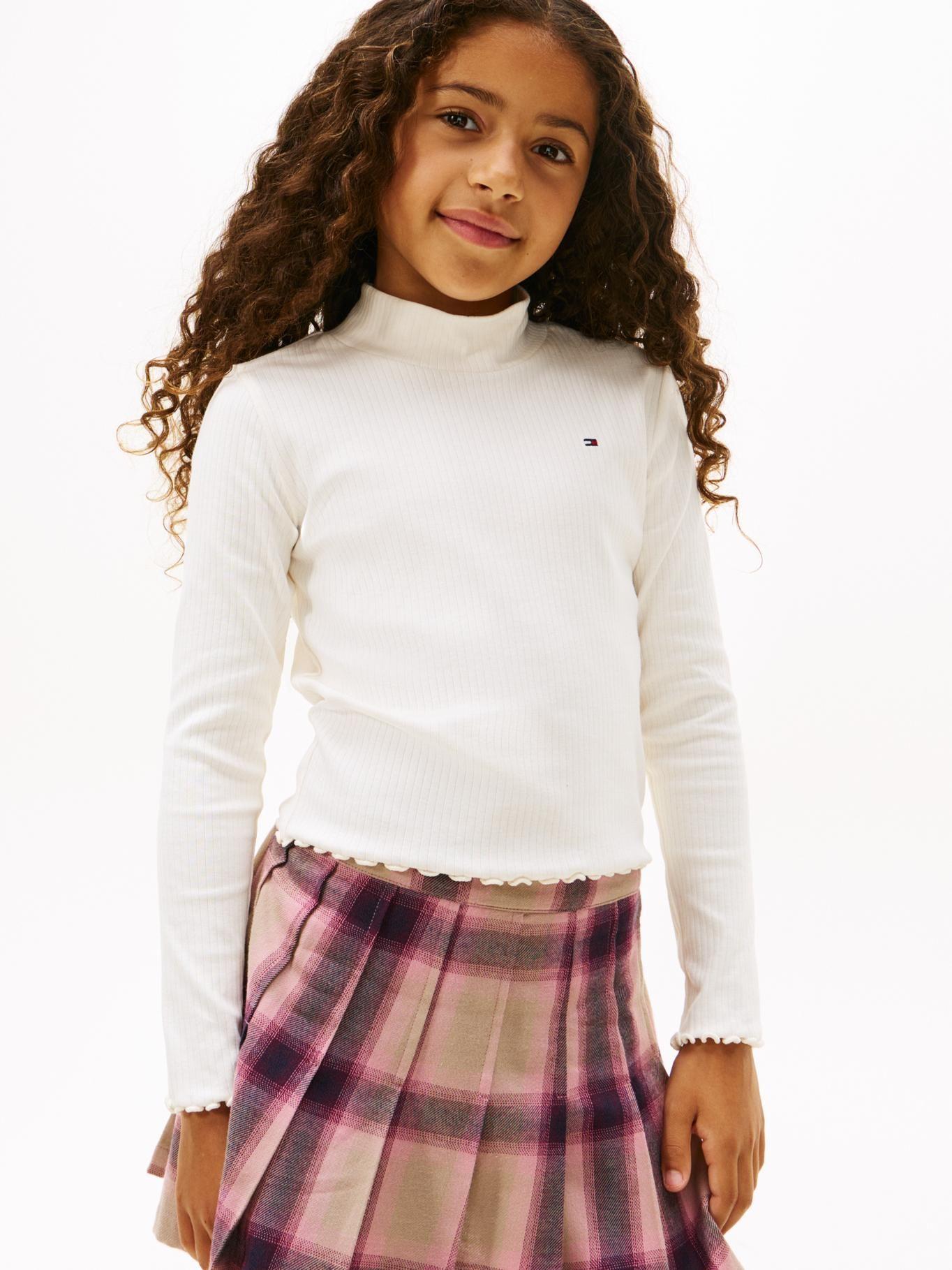 Polera De Cuello Alto Blanco Tommy Hilfiger-0