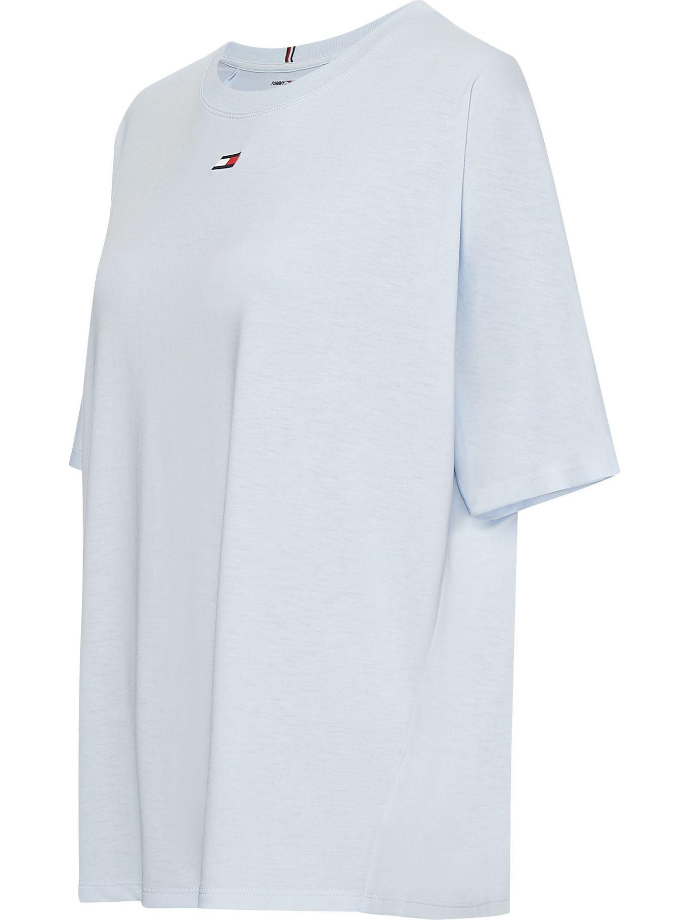 Polera Sport Relaxed Celeste Tommy Hilfiger MY2-2