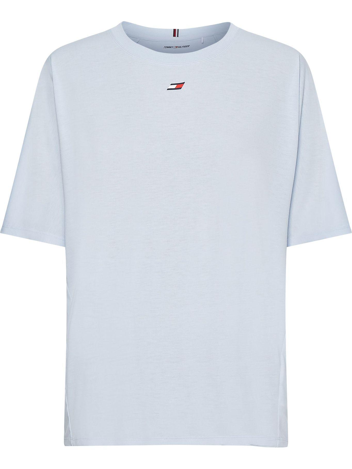 Polera Sport Relaxed Celeste Tommy Hilfiger MY2-0