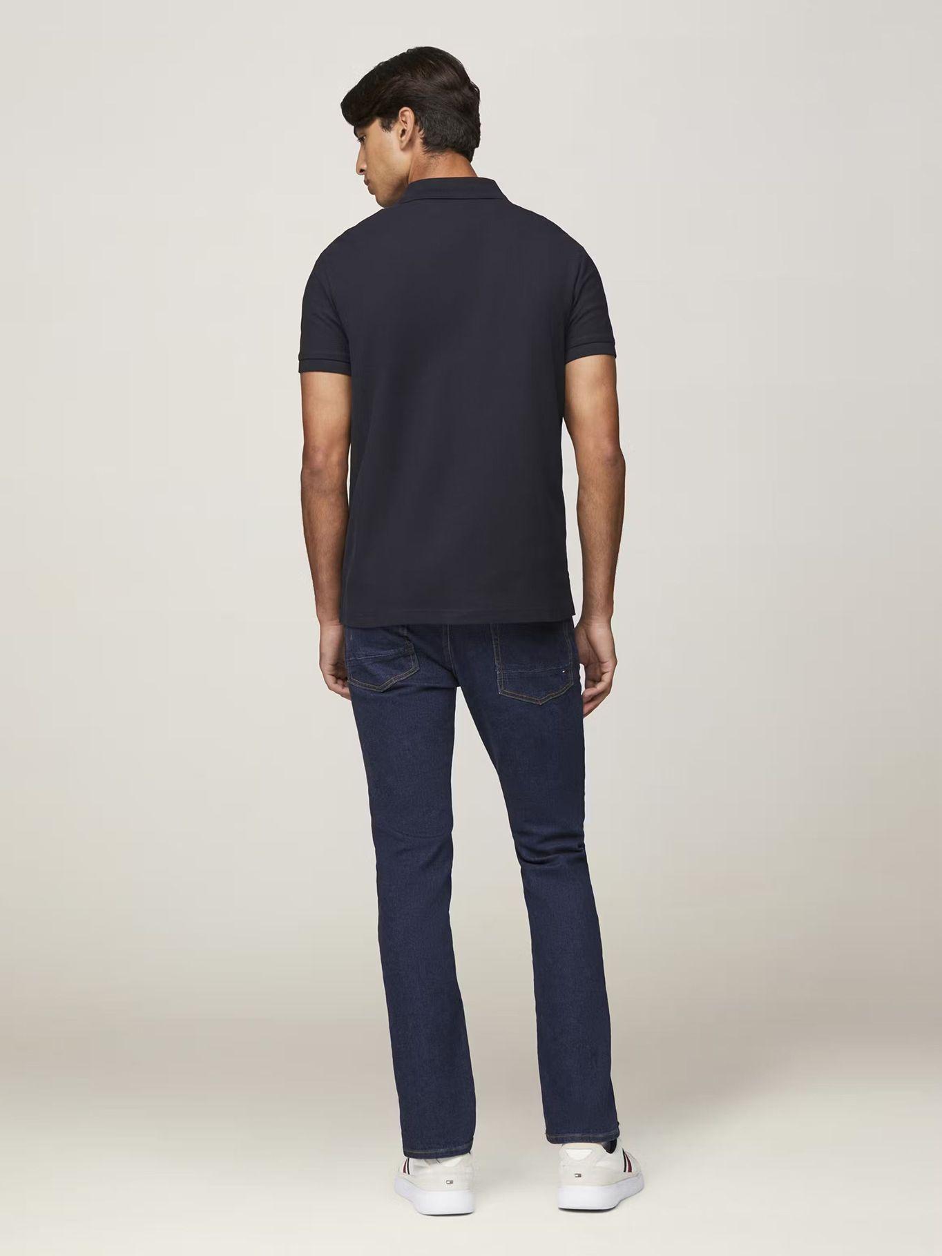 Polo Con Logo De Monogram Azul Tommy Hilfiger-2