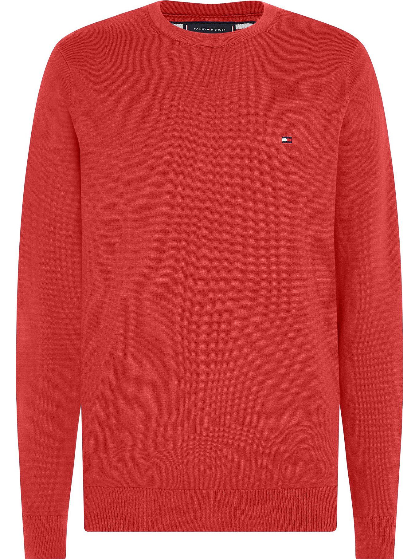 Sweater Básico C-Neck J23 Rojo Tommy Hilfiger-3
