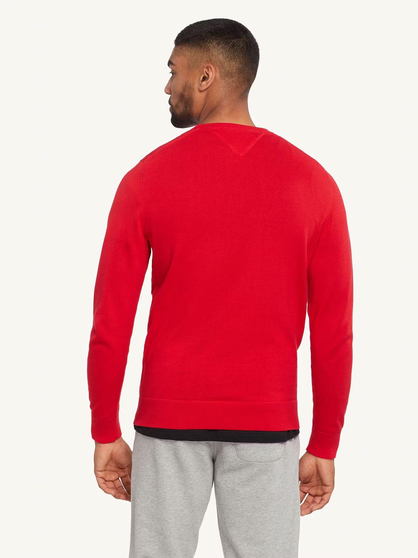 Sweater Básico C-Neck J23 Rojo Tommy Hilfiger-1