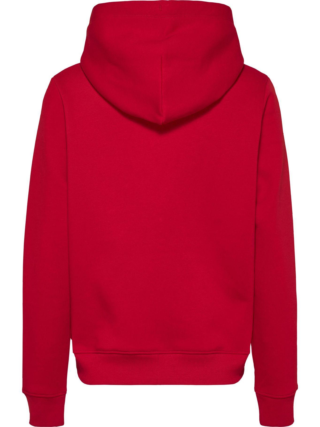 Polerón Regular Serif Linear Logo Rojo Tommy Jeans-1