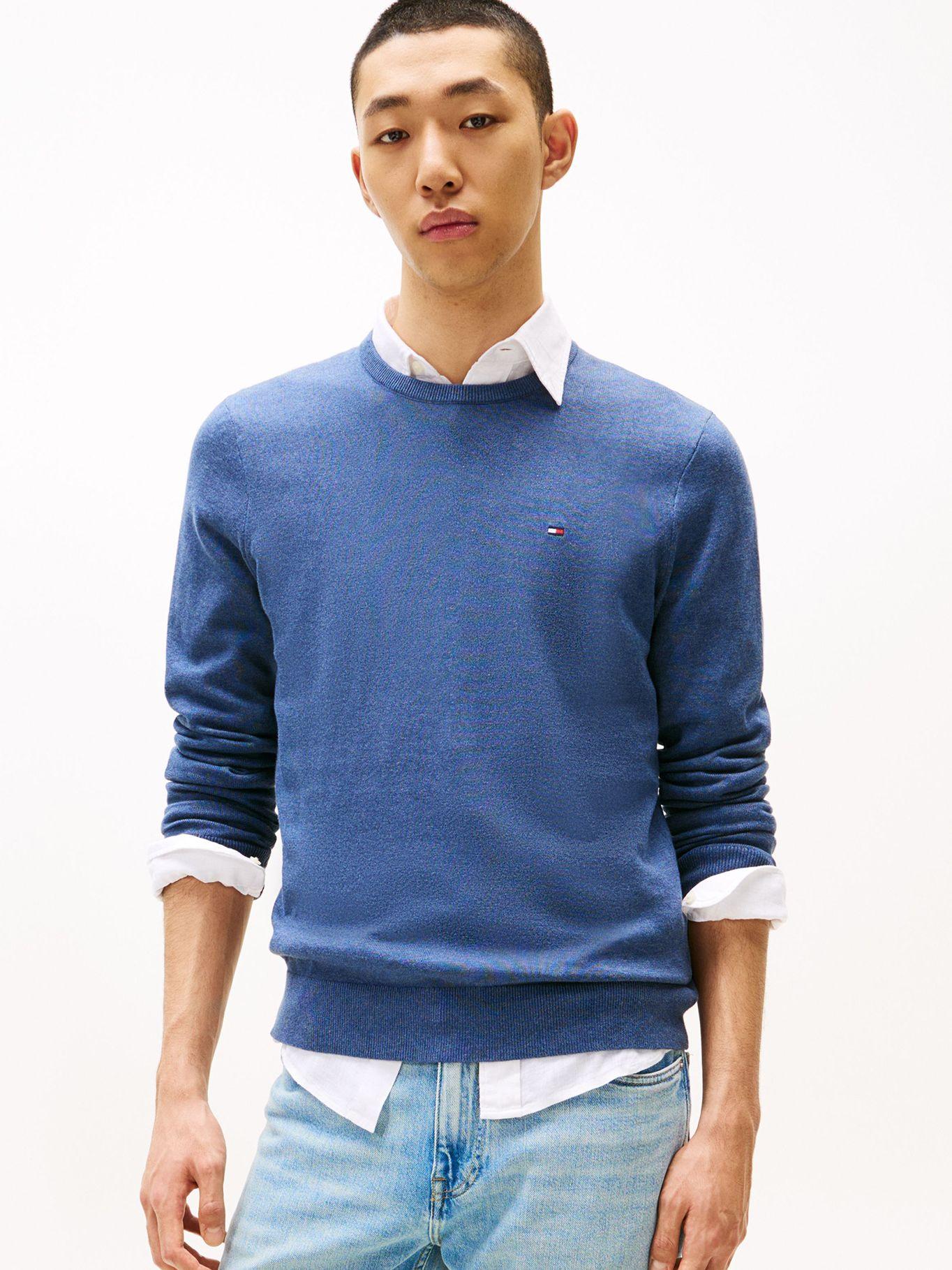 Sweater Essential C-Neck Azul Tommy Hilfiger-0