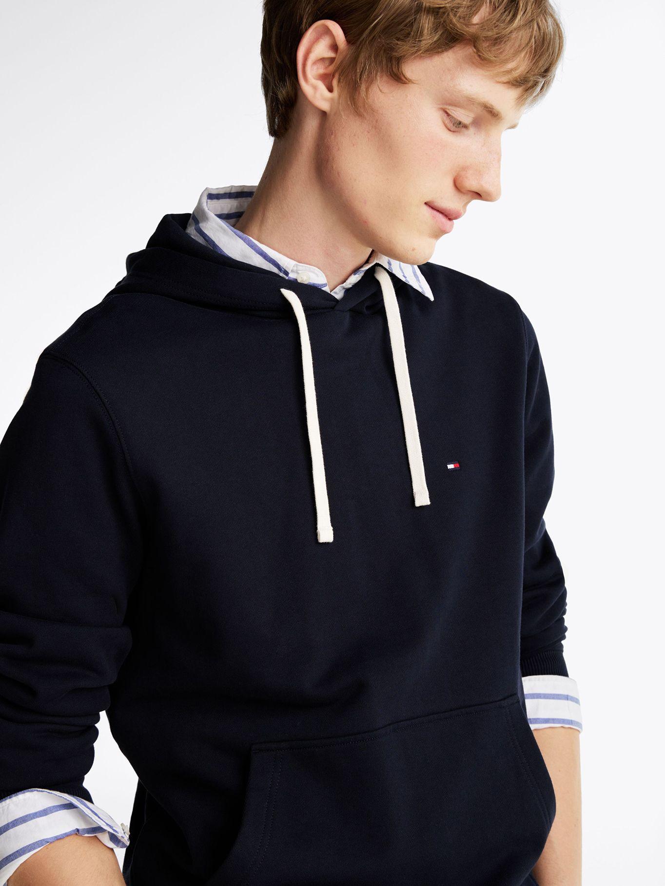Polerón Hoodie Y Logo Bordado Azul Tommy Hilfiger-3