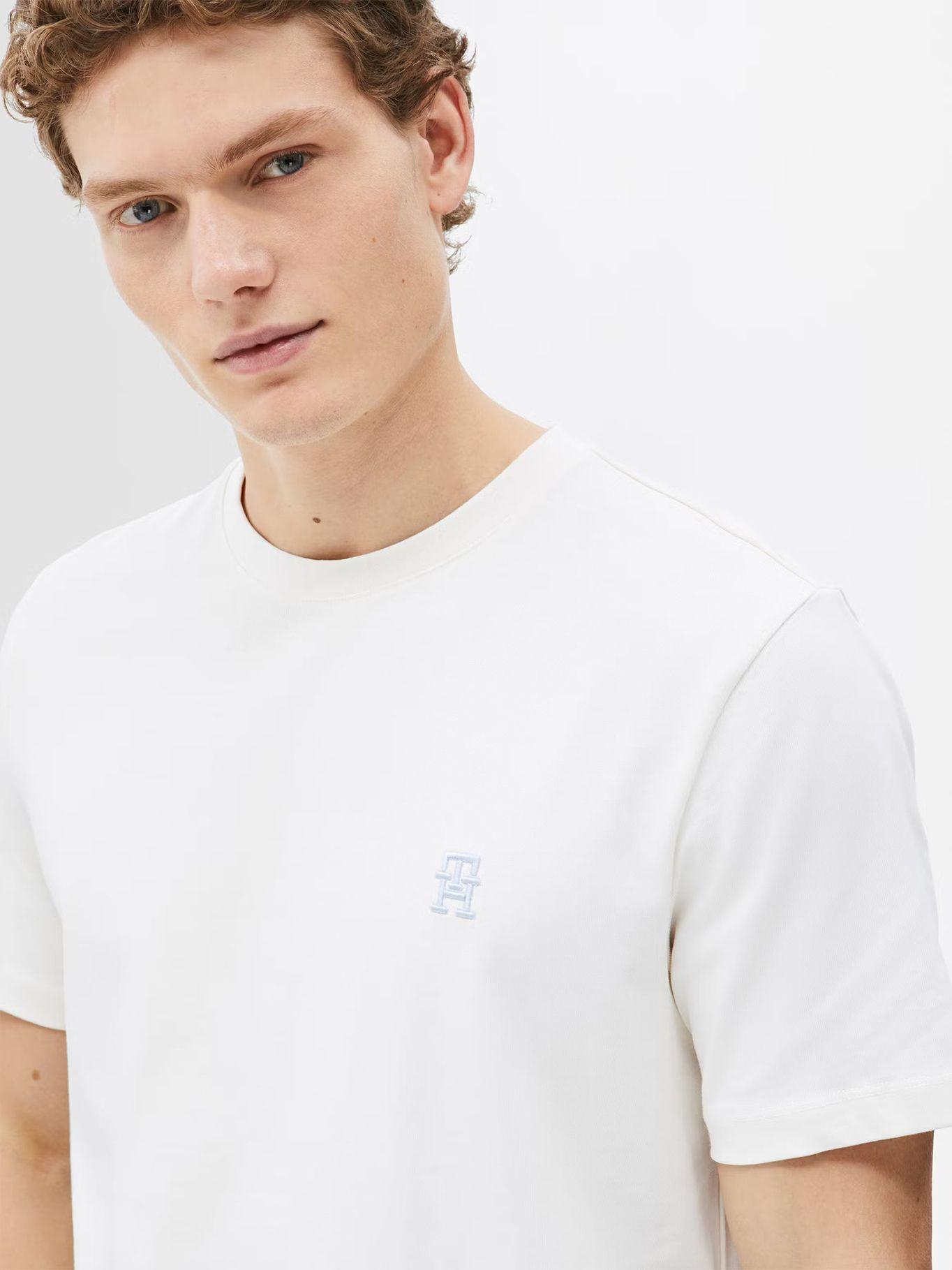 Polera Monogram Logo Blanco Tommy Hilfiger-3
