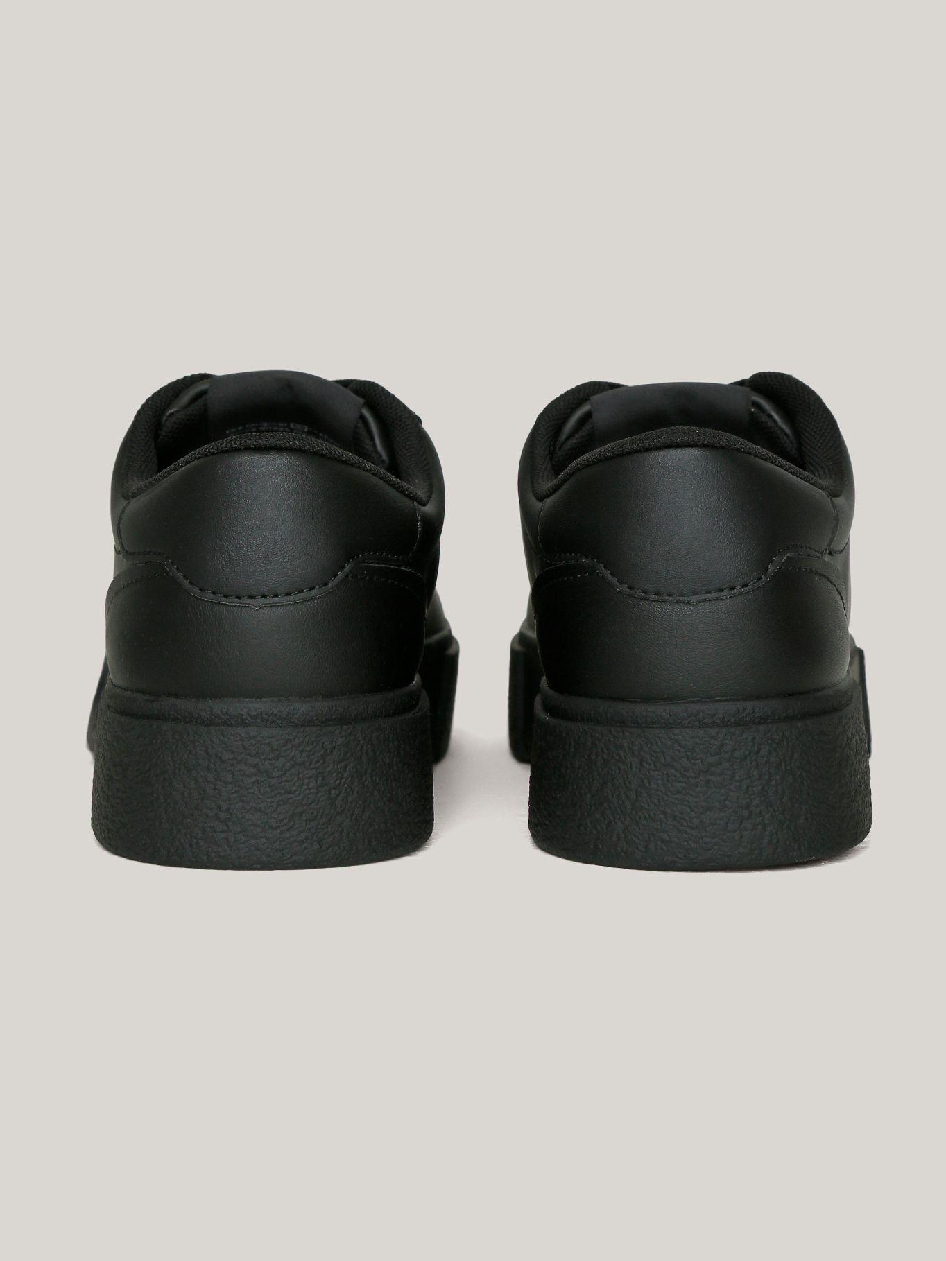 Zapatillas New Flatform De Cuero Negro Tommy Jeans-1