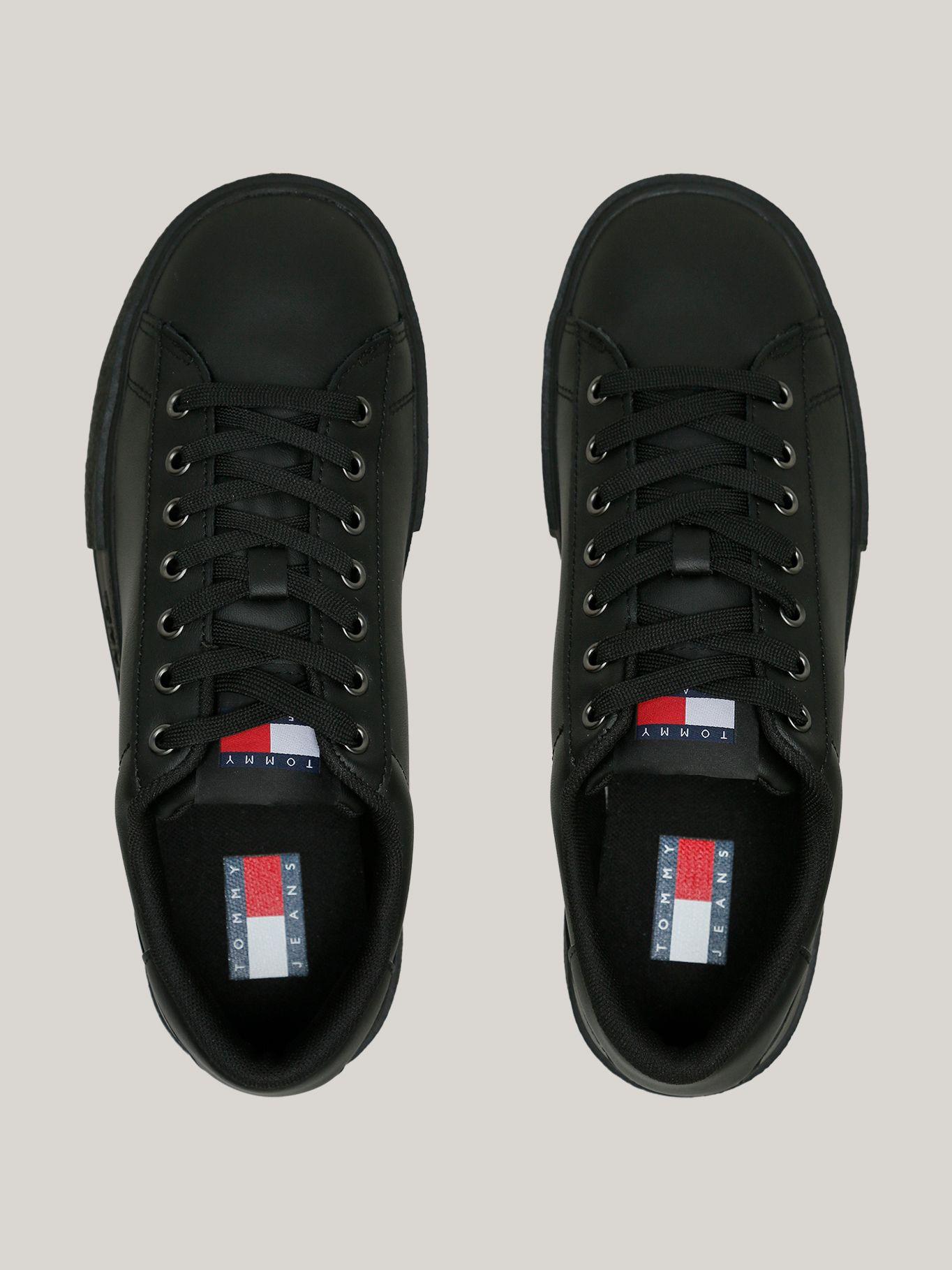 Zapatillas New Flatform De Cuero Negro Tommy Jeans-2