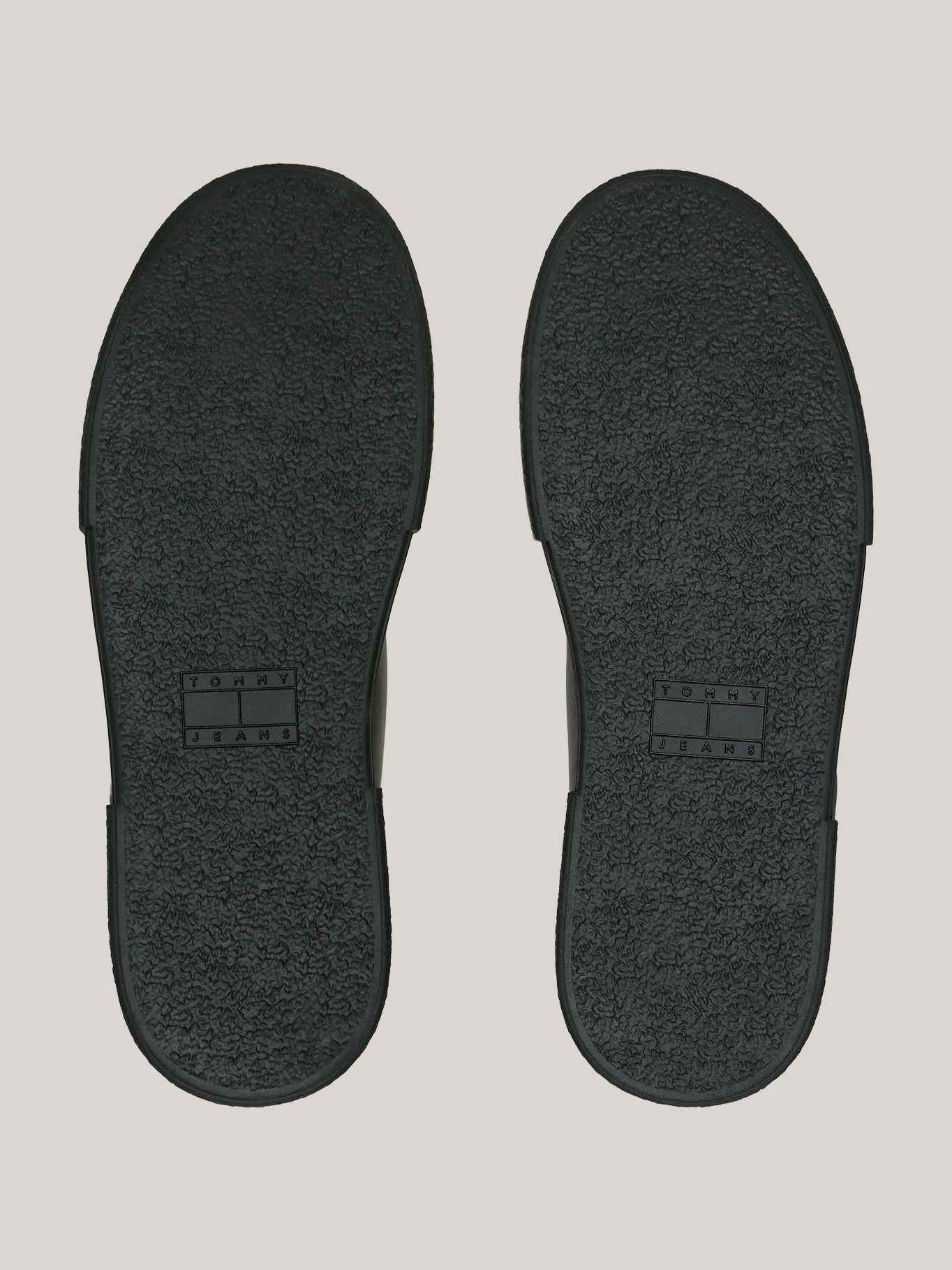 Zapatillas New Flatform De Cuero Negro Tommy Jeans-3