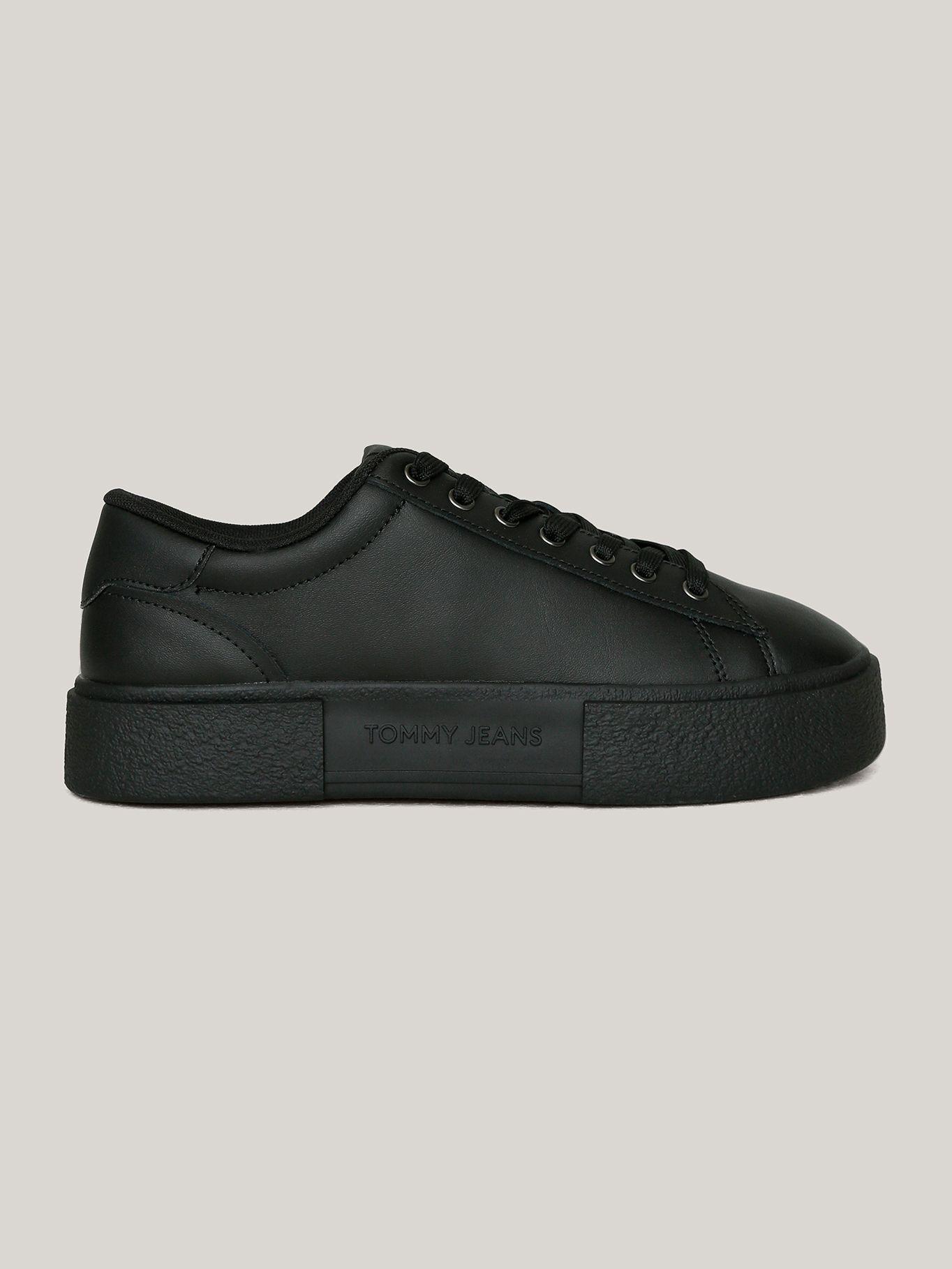 Zapatillas New Flatform De Cuero Negro Tommy Jeans-4
