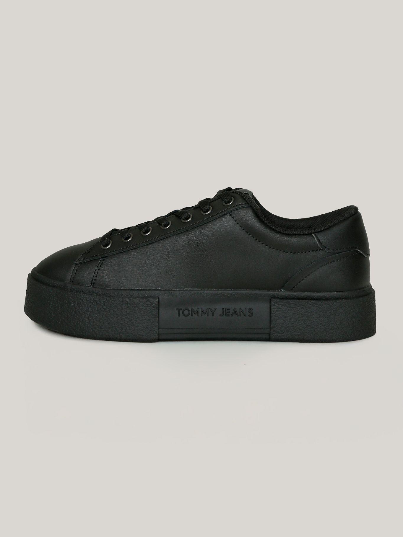 Zapatillas New Flatform De Cuero Negro Tommy Jeans-5