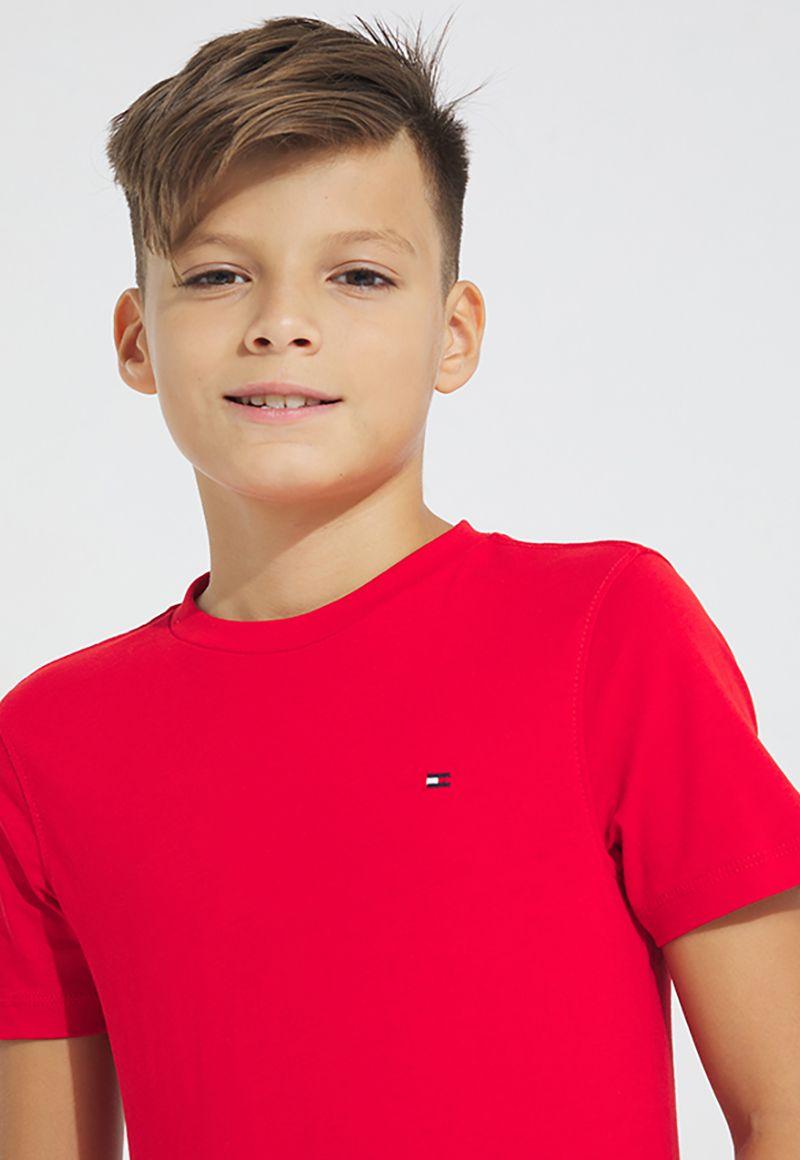 Polera Essential Cotton Rojo Tommy Hilfiger-2
