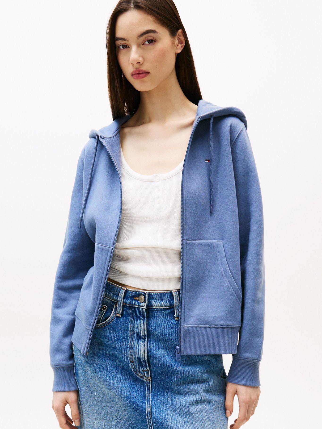 Polerón Hoodie Regular Fit Logo Celeste PO6 Tommy Jeans-0