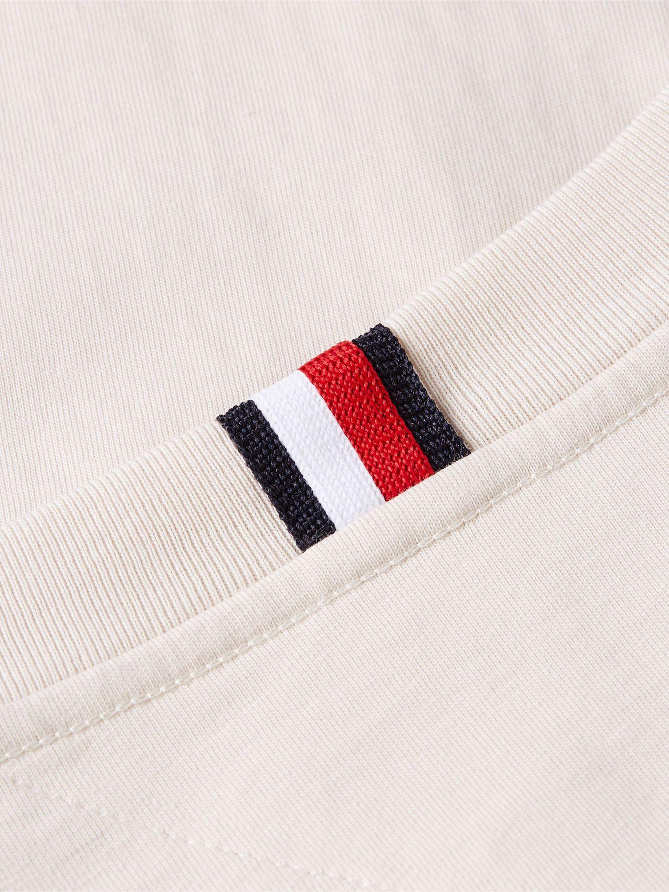 Polera  Striped Con Logo Blanco Tommy Hilfiger-4