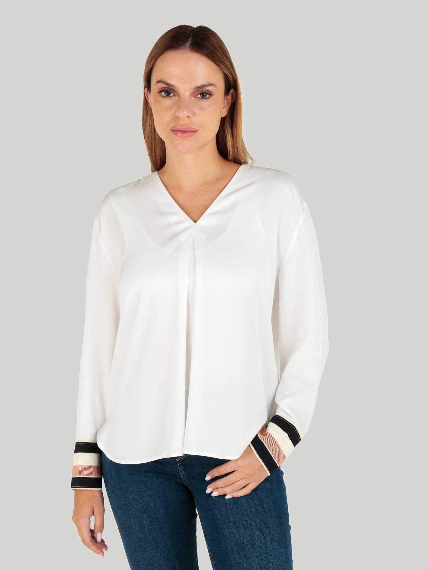 Blusa Global Stripe Con Logo Blanco Tommy Hilfiger-0