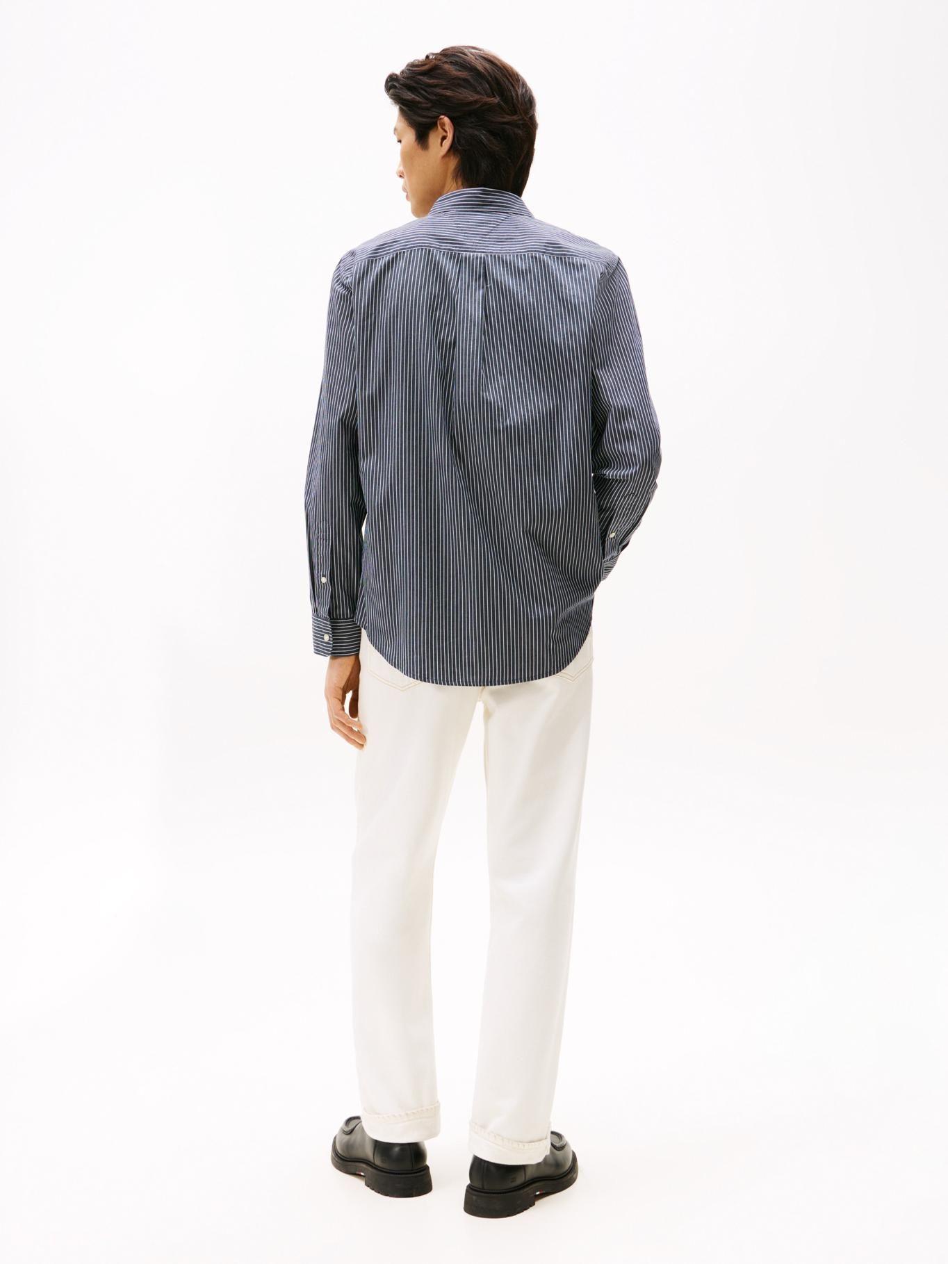 Camisa Core De Popelín Regular Fit Negro Tommy Hilfiger-2