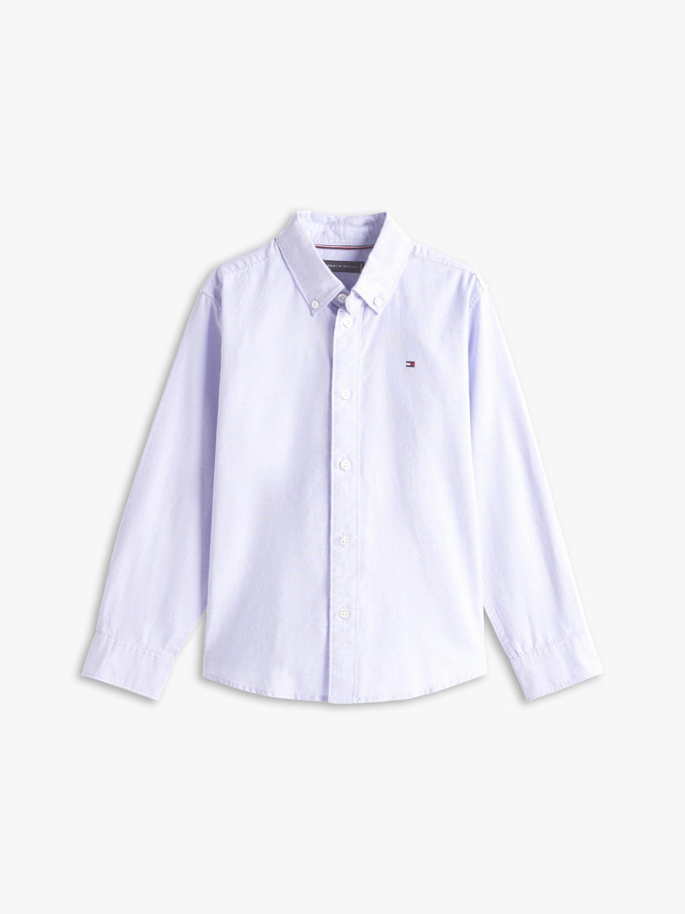 Camisa Essential Oxford Celeste Tommy Hilfiger-4