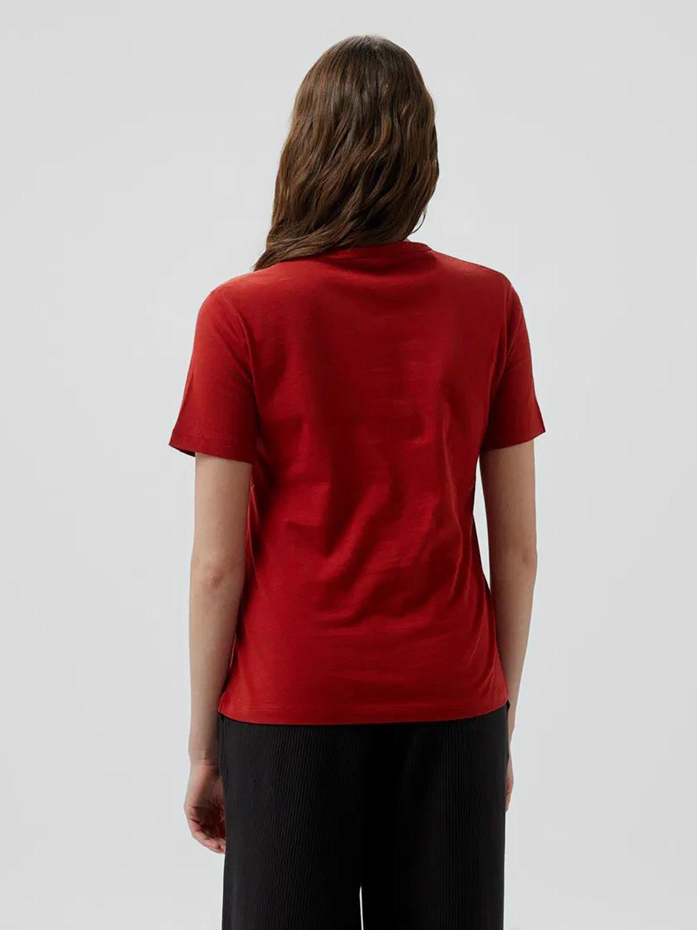 Polera Varsity Crest Logo Rojo Tommy Hilfiger-2