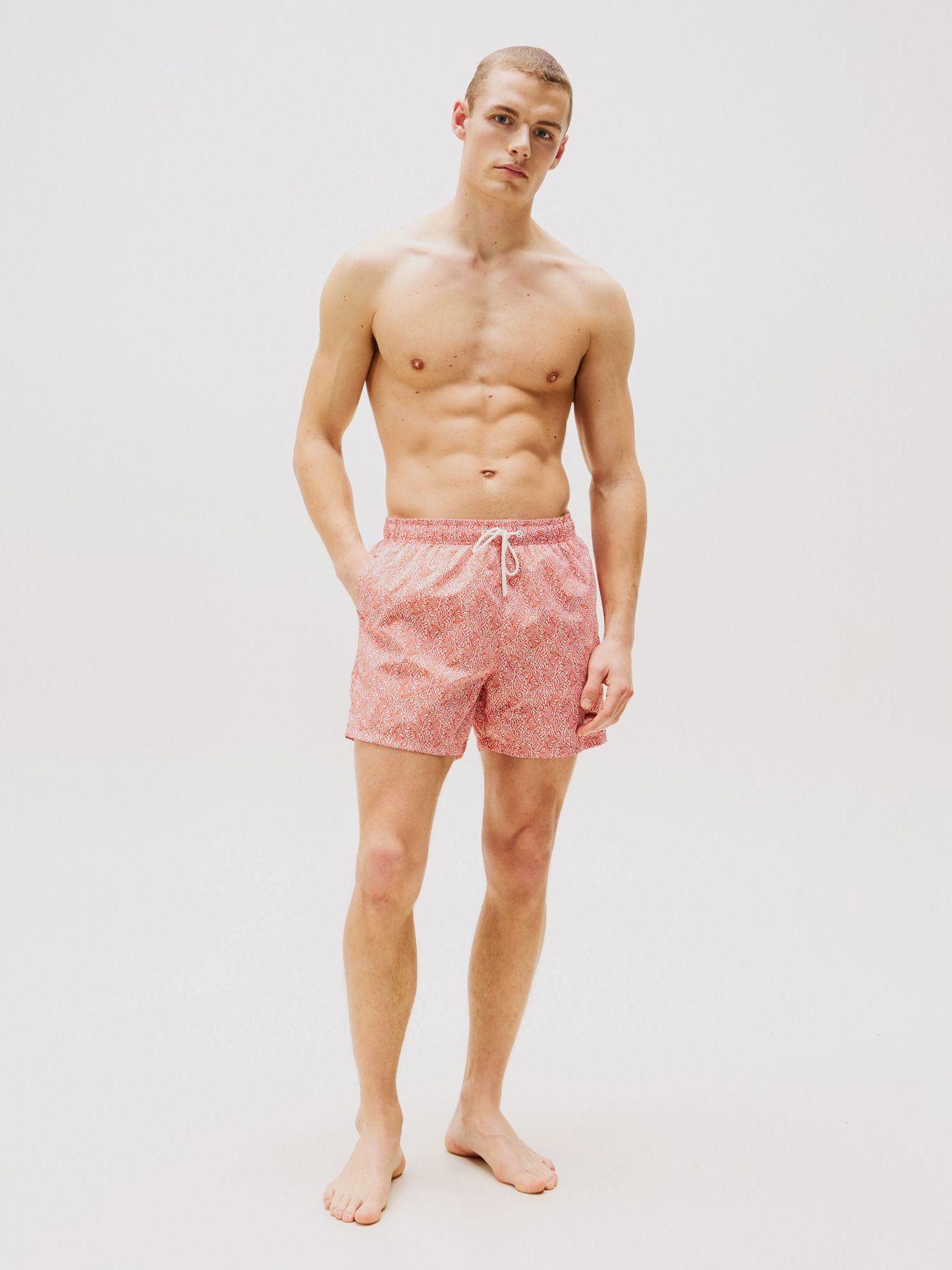 Traje De Baño Con Estampado Naranjo Tommy Hilfiger-1