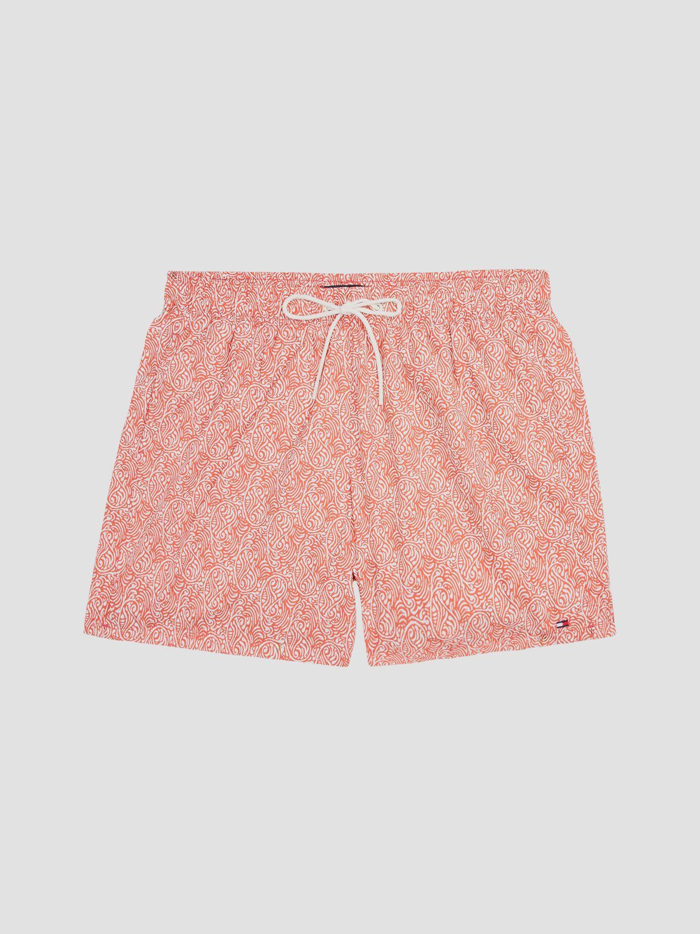 Traje De Baño Con Estampado Naranjo Tommy Hilfiger-4
