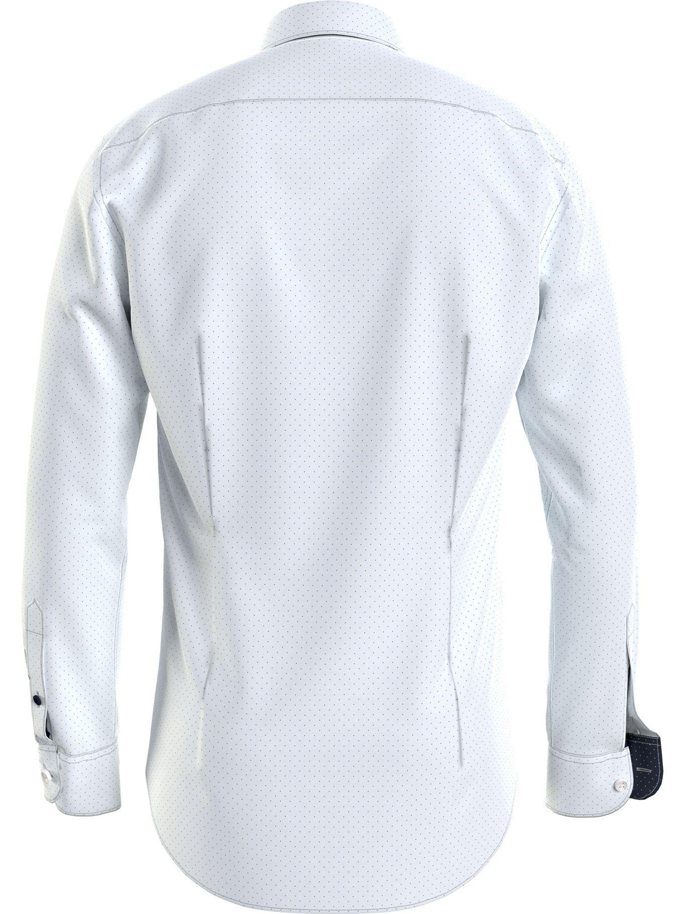 Camisa Regular Fit Dot Print Blanco Tommy Hilfiger-1