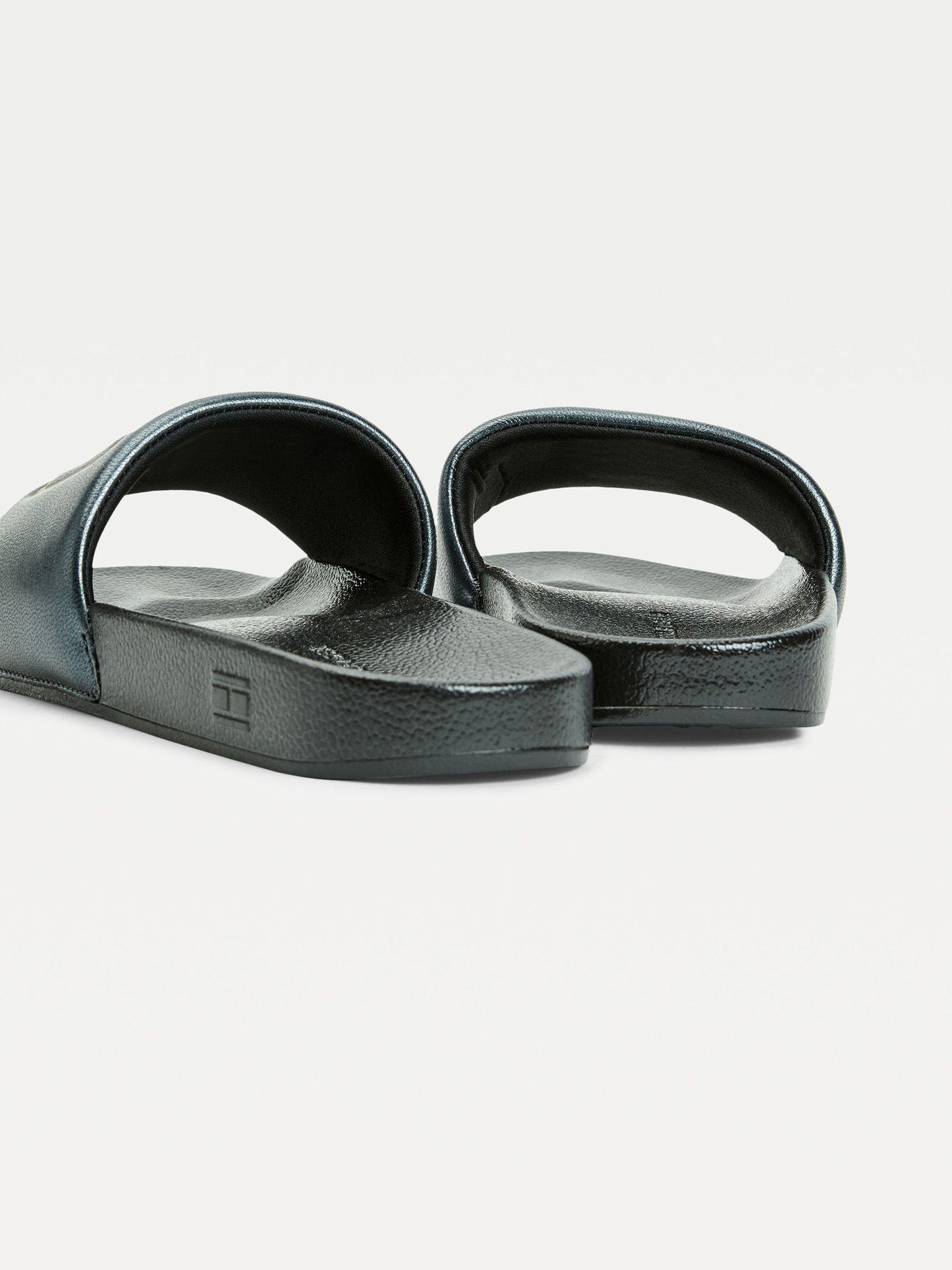 Sandalias Logo Monogram Negro Tommy Hilfiger-1