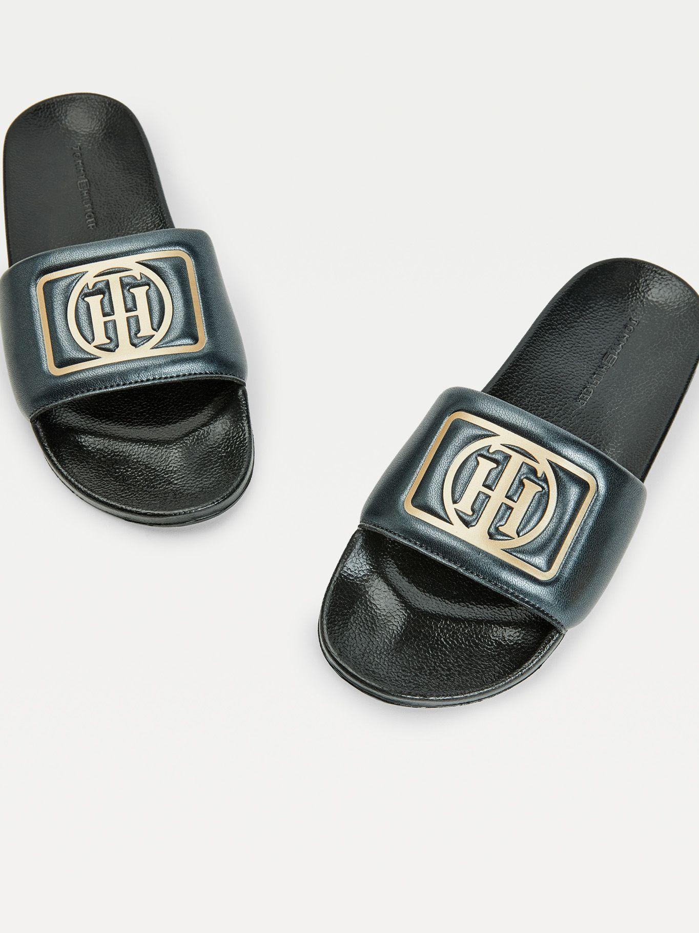 Sandalias Logo Monogram Negro Tommy Hilfiger-3