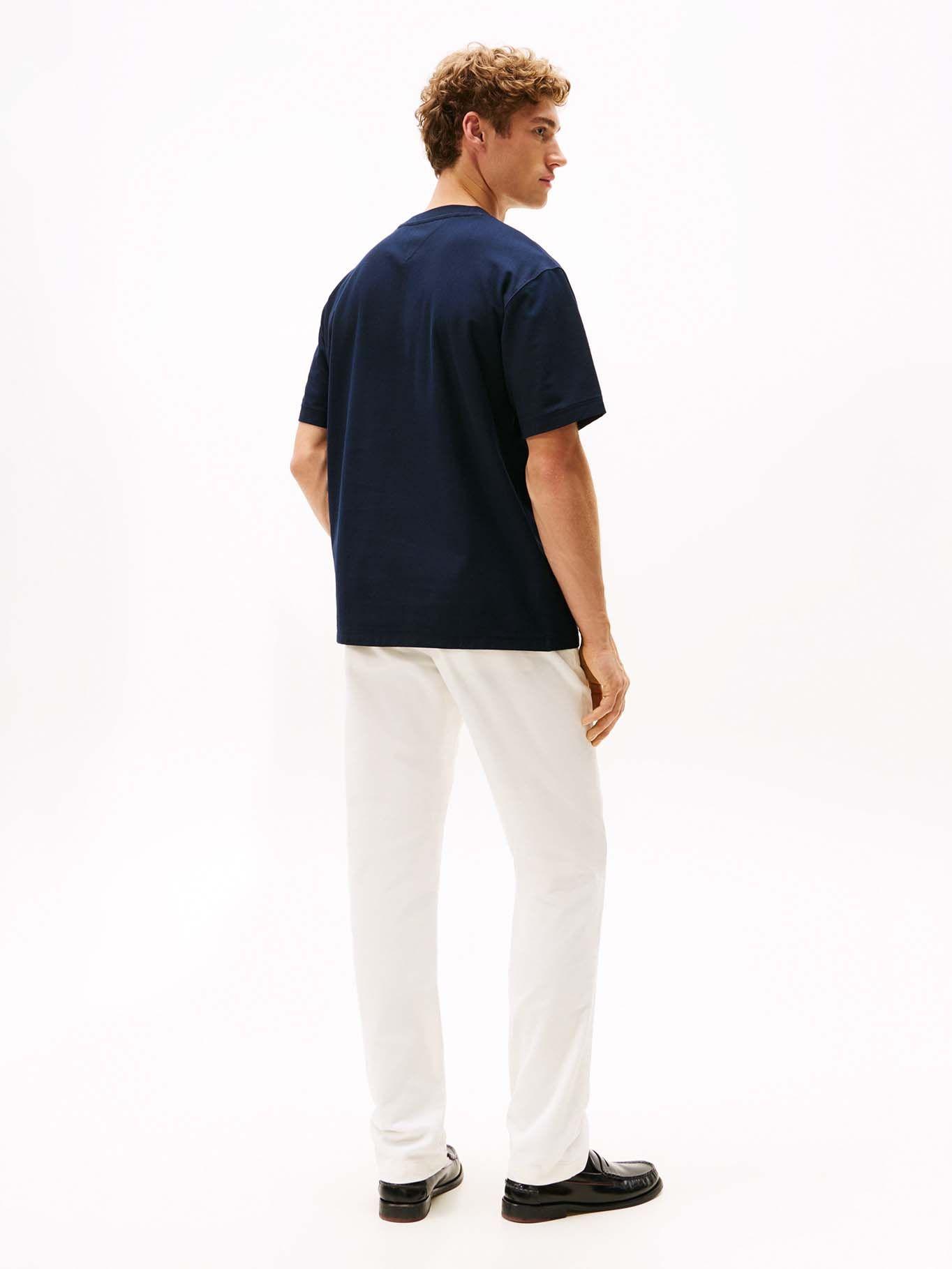 Polera Skyline Logo Relaxed Fit Azul Tommy Hilfiger-2