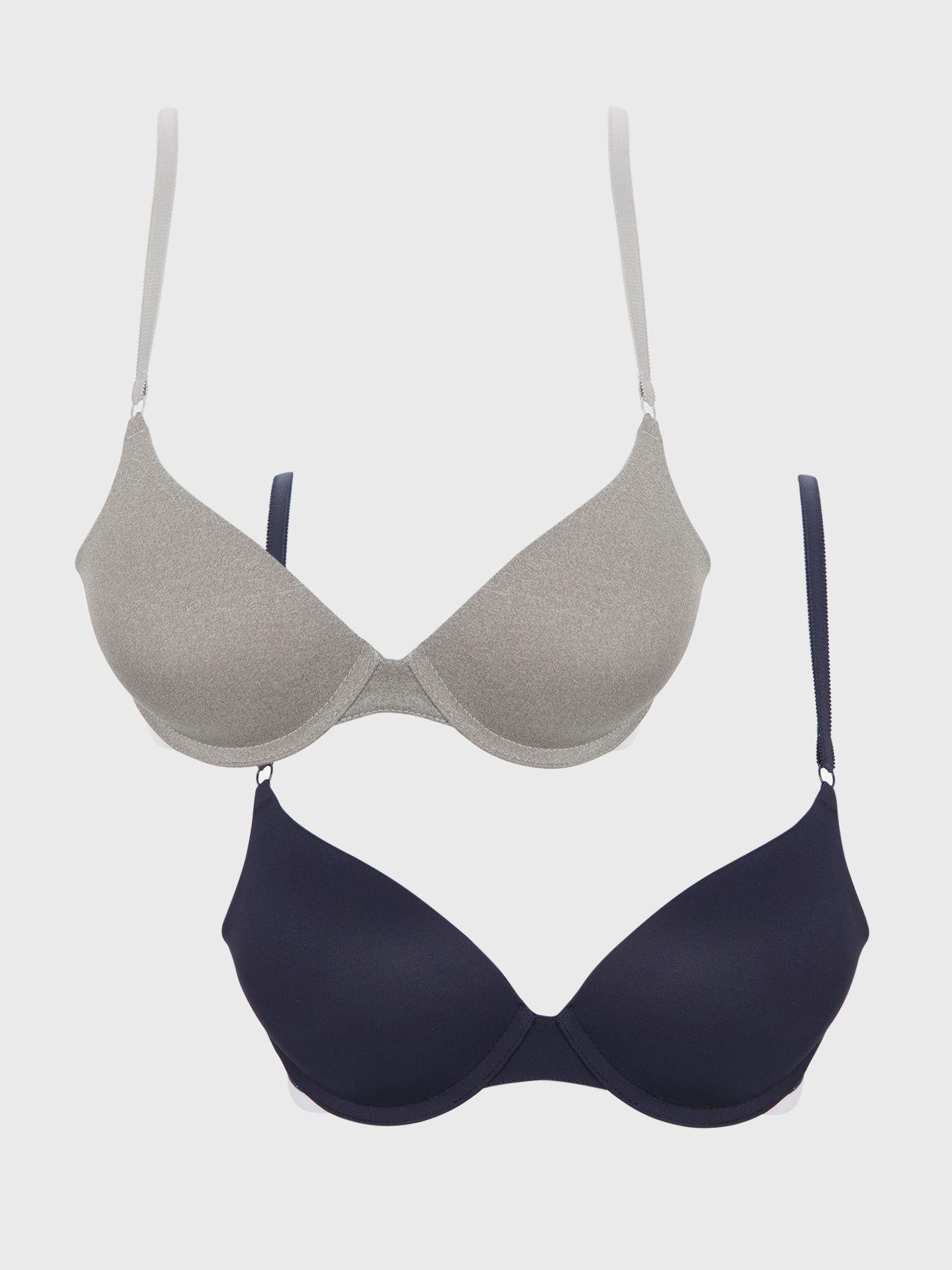 Pack 2 Brassier Push up Gris Tommy Hilfiger M2-2