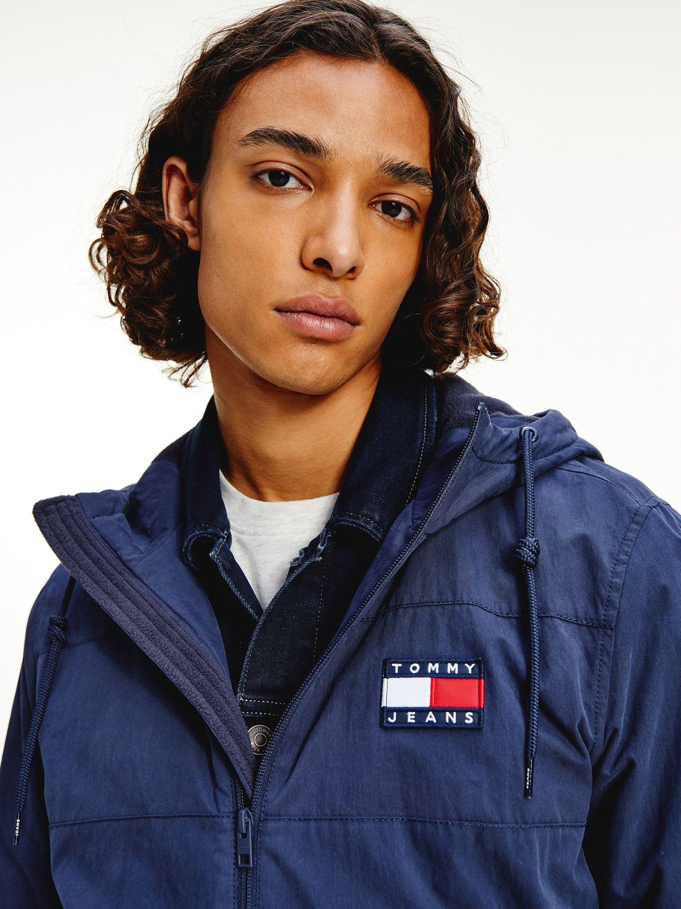 Chaqueta Forro De Polar Azul Tommy Jeans F2-2