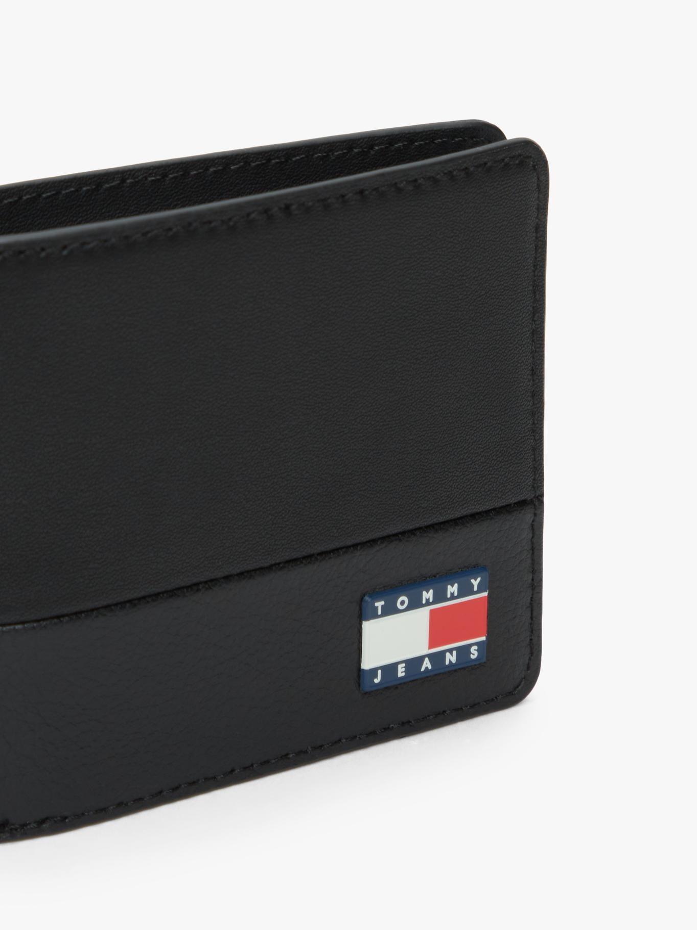 Billetera Heritage Con Logo Tommy Jeans Negro-2