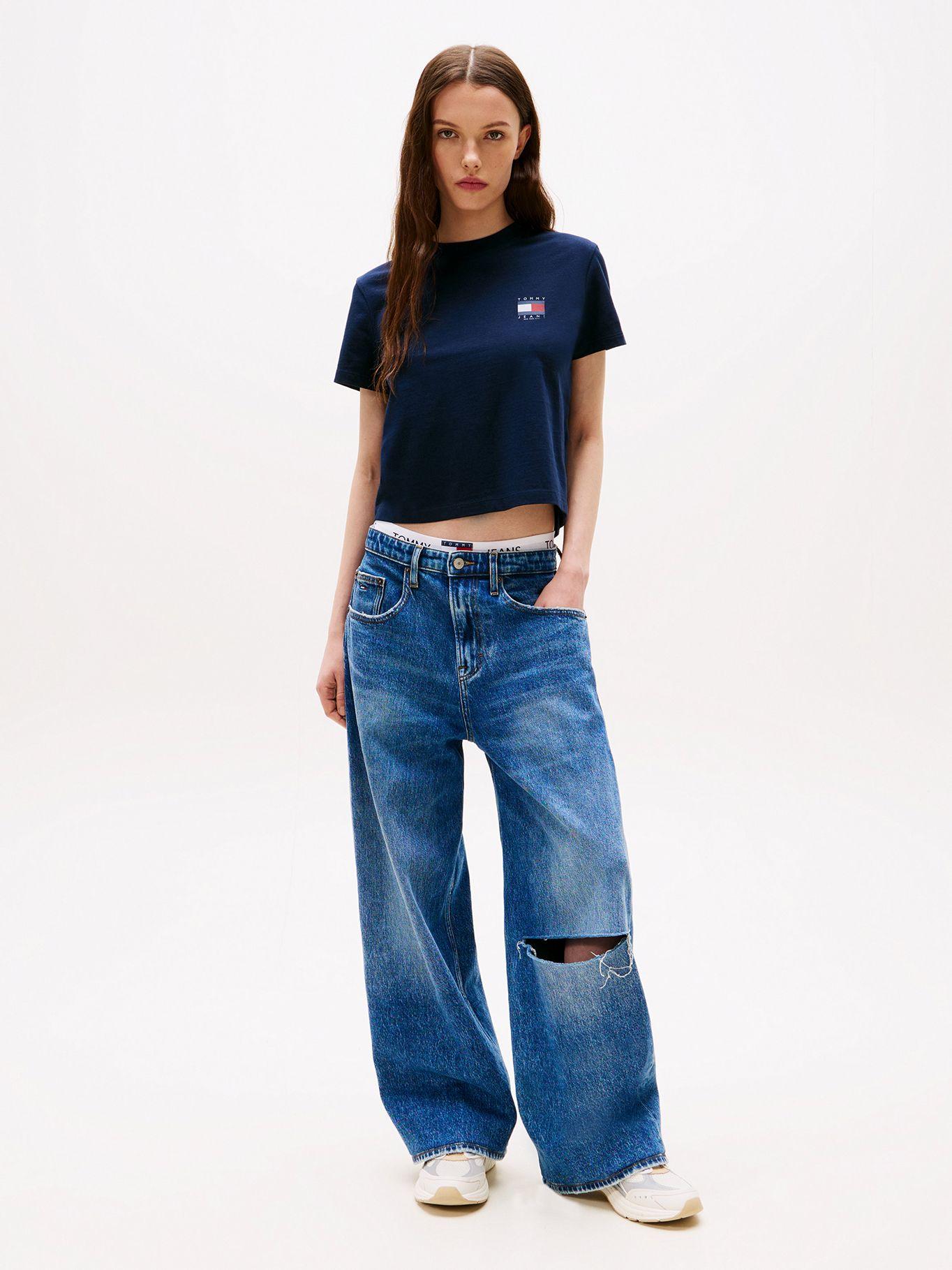 Polera  Logo En La Parte Trasera Azul C1G Tommy Jeans-1