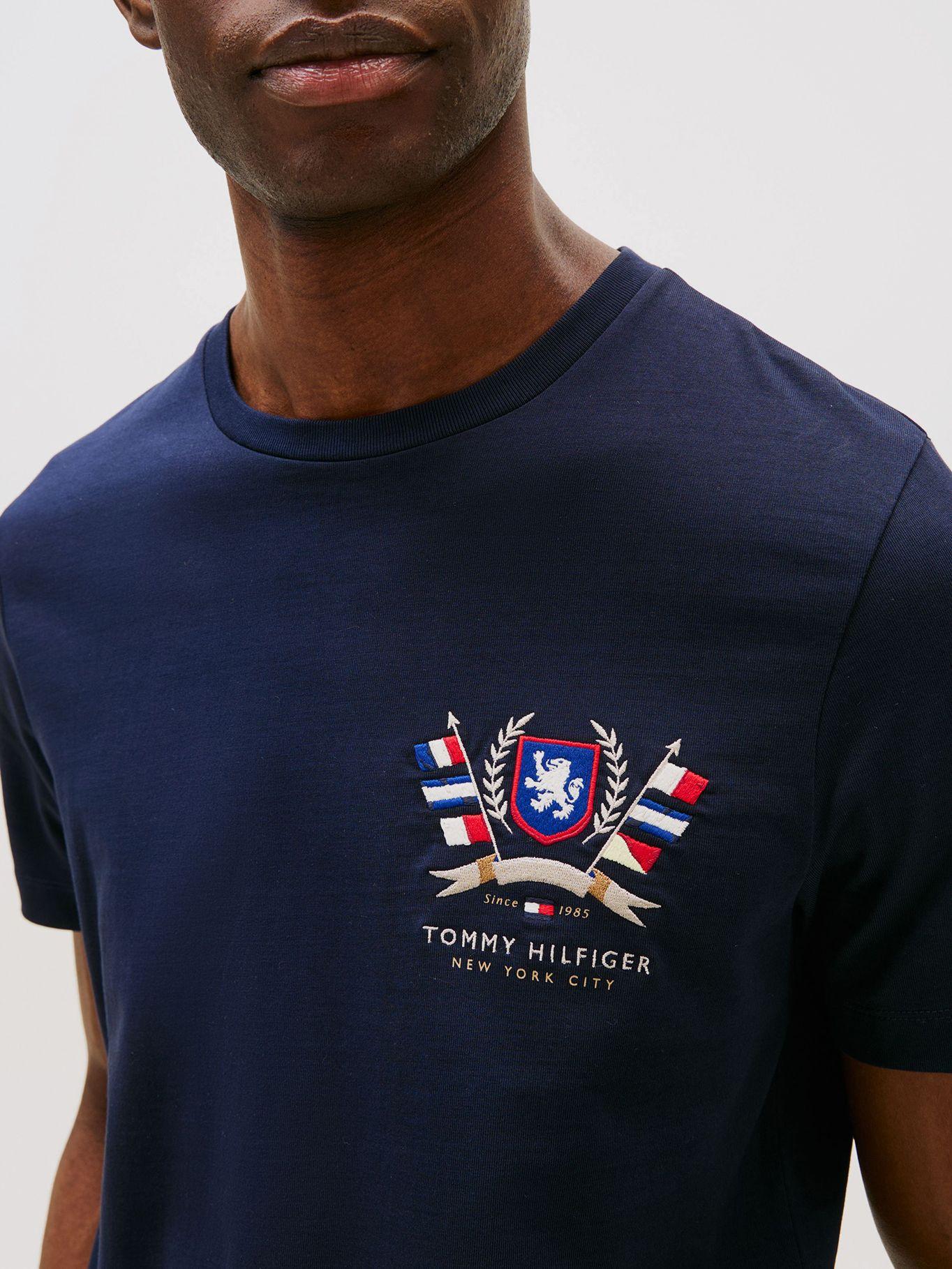 Polera Hilfiger Colour Crest Azul Tommy Hilfiger-3