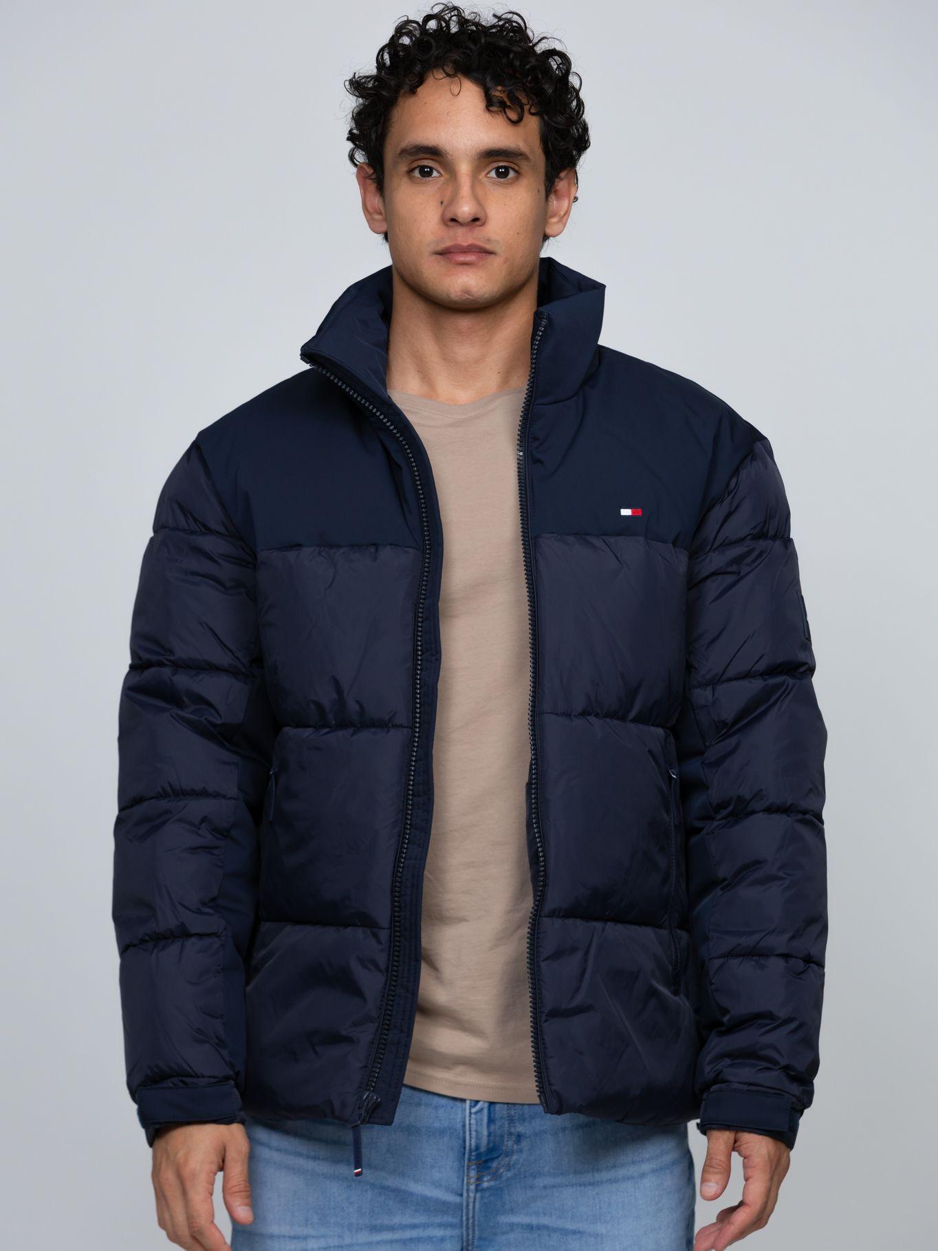 Parka De Cuello Alto Acolchada Logo Azul Tommy Hilfiger-0