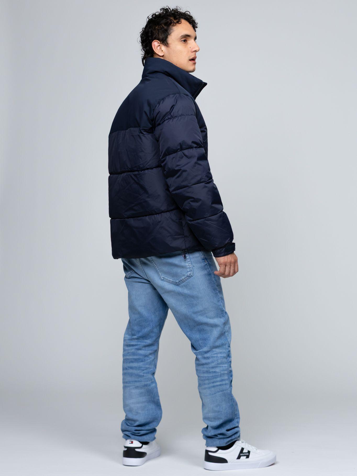 Parka De Cuello Alto Acolchada Logo Azul Tommy Hilfiger-2
