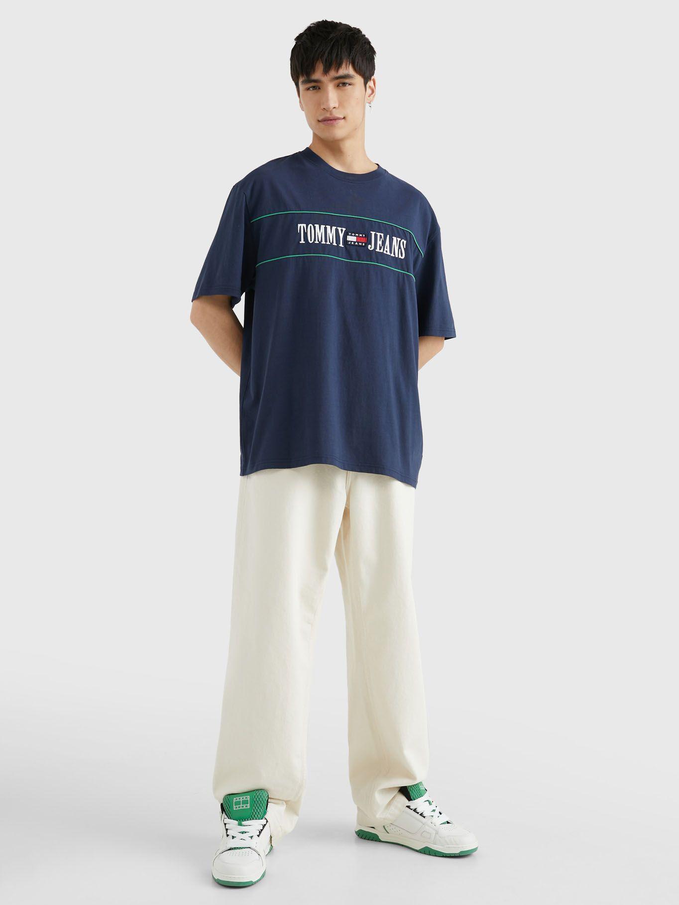 Polera Archive Con Parche Azul Tommy Jeans-1