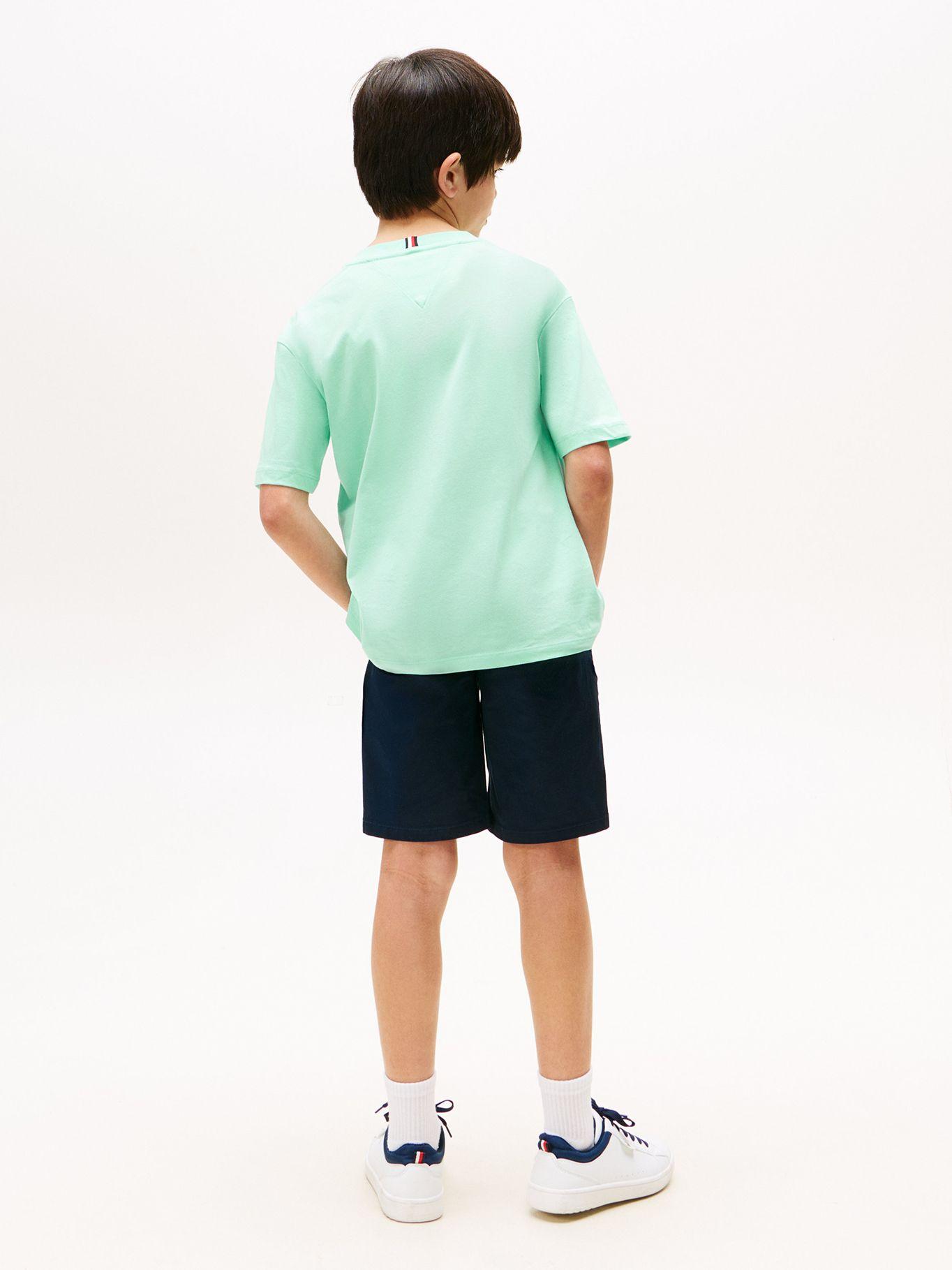 Polera Essential Archive Logo Verde Tommy Hilfiger-2