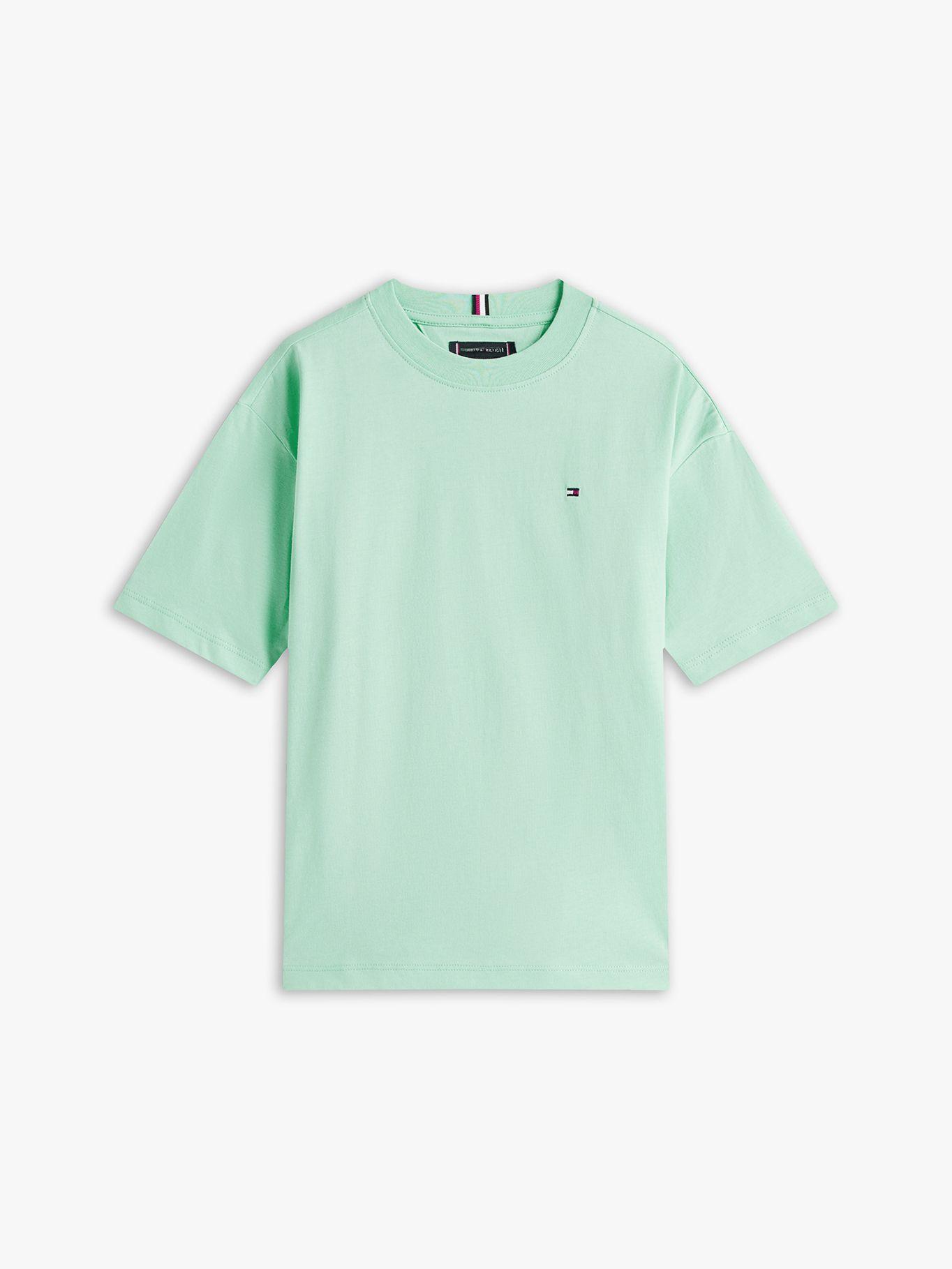 Polera Essential Archive Logo Verde Tommy Hilfiger-4