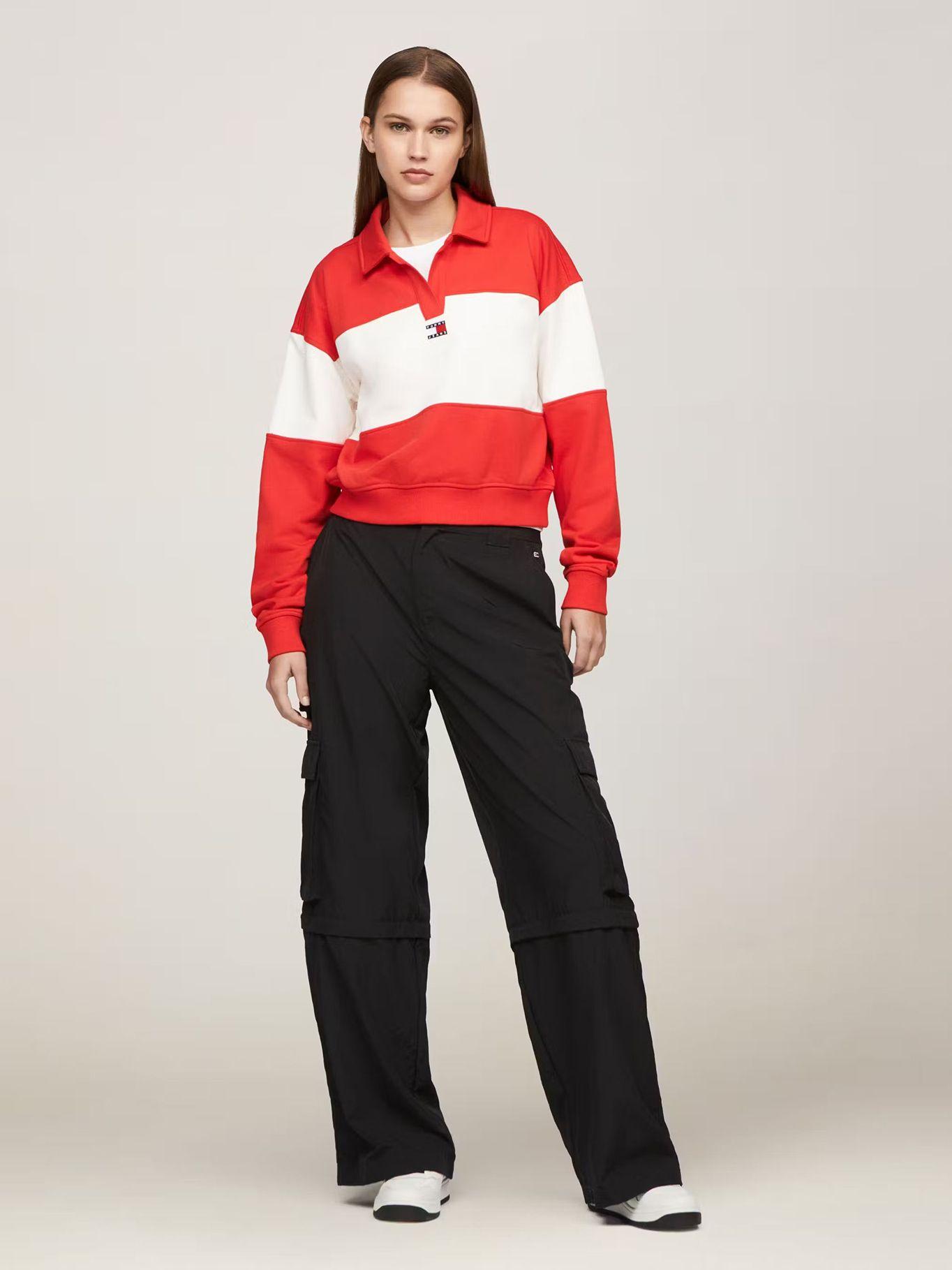 Sweater Relaxed Color Block Multicolor Tommy Jeans-1