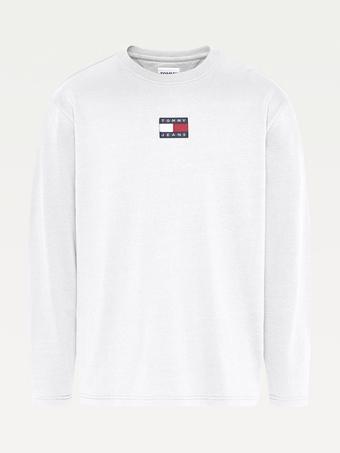 Polera Relaxed Flag Logo Blanco Tommy Jeans-3