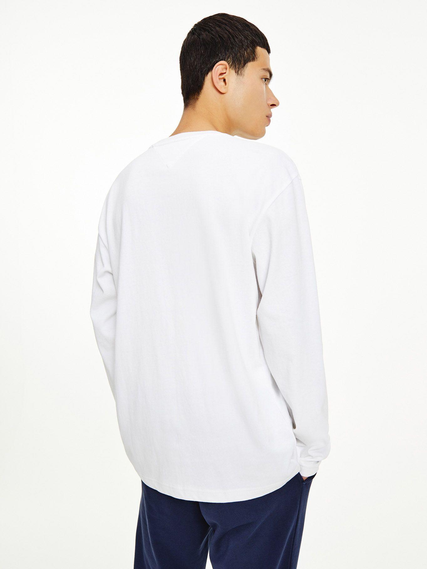 Polera Relaxed Flag Logo Blanco Tommy Jeans-1