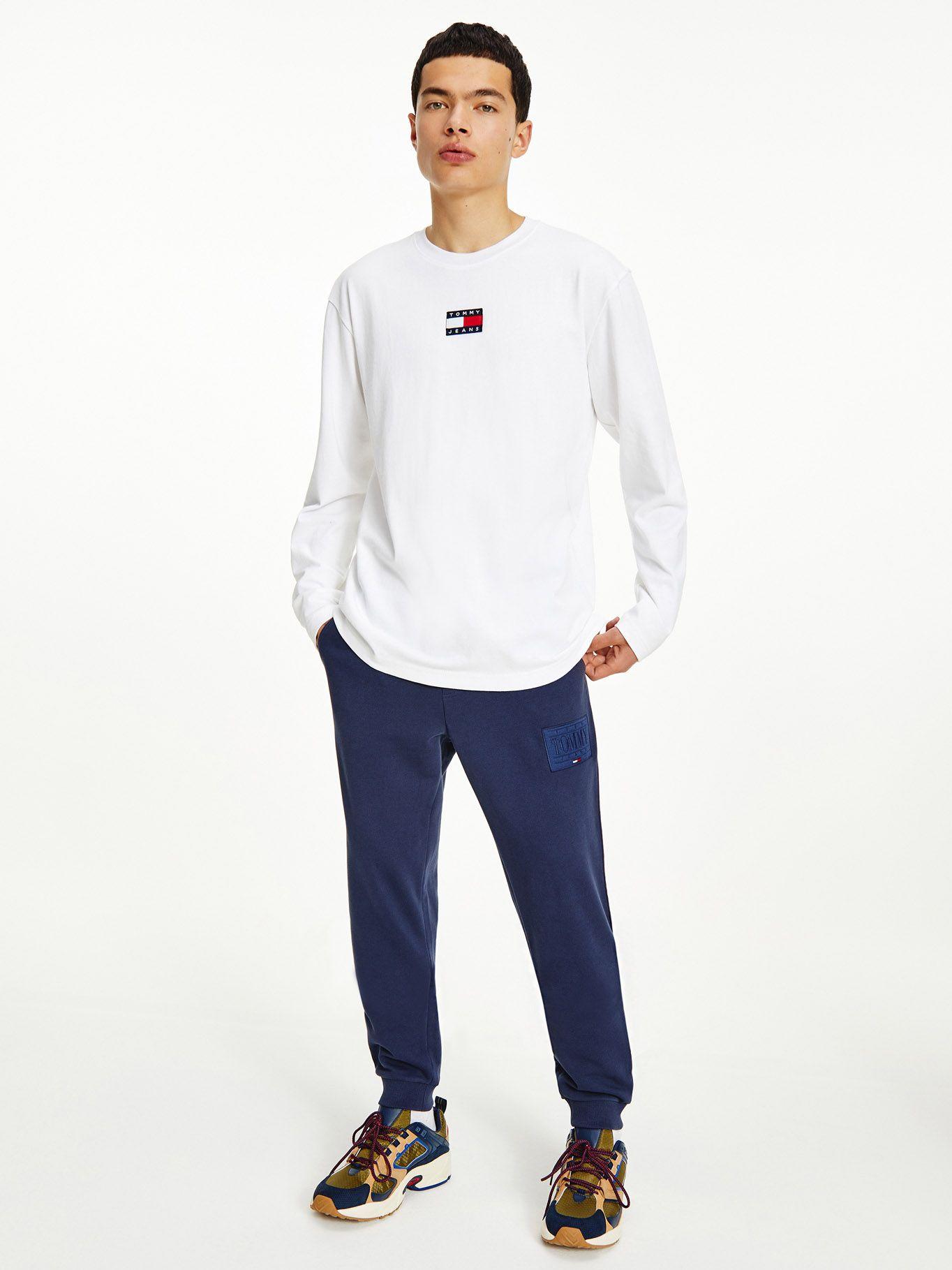 Polera Relaxed Flag Logo Blanco Tommy Jeans-0