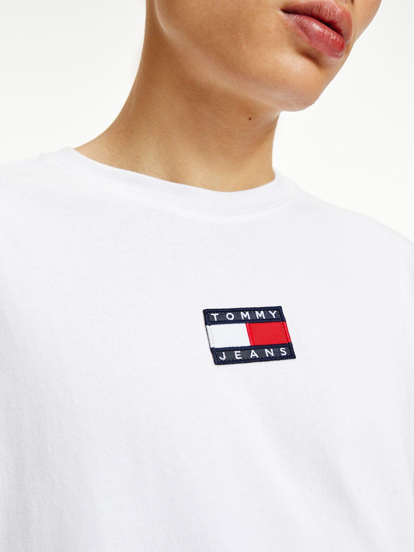 Polera Relaxed Flag Logo Blanco Tommy Jeans-2