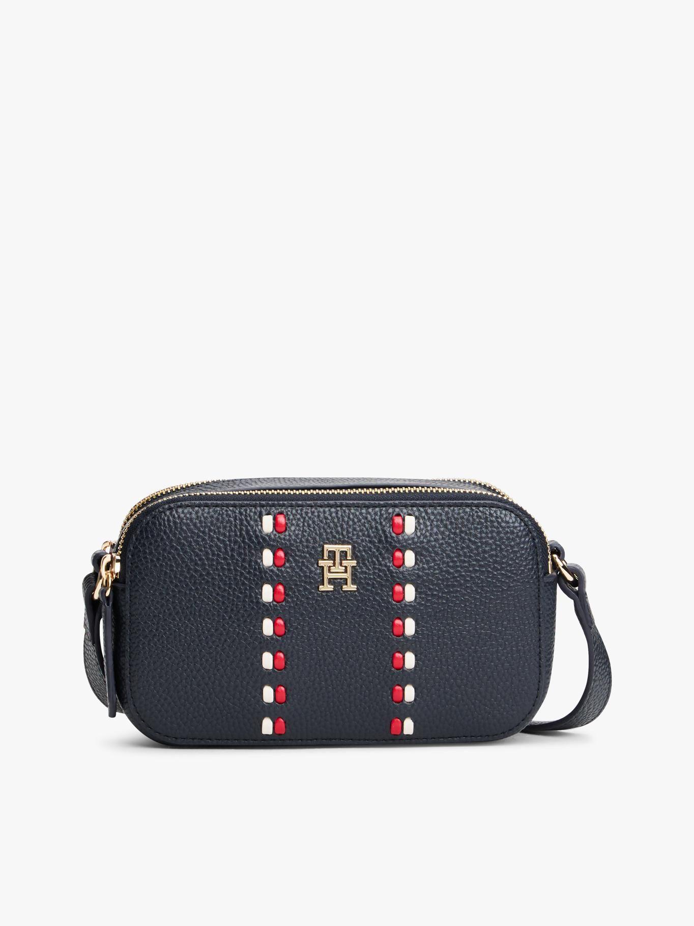 Cartera Bandolera- Cinta Distintiva Tommy Hilfiger Azul-0