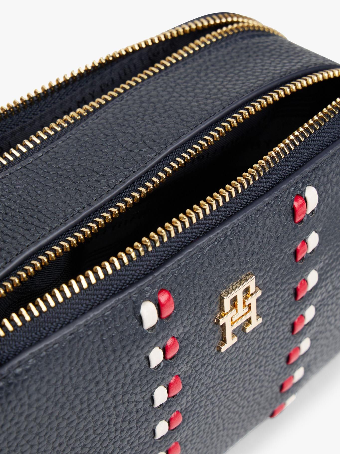 Cartera Bandolera- Cinta Distintiva Tommy Hilfiger Azul-4