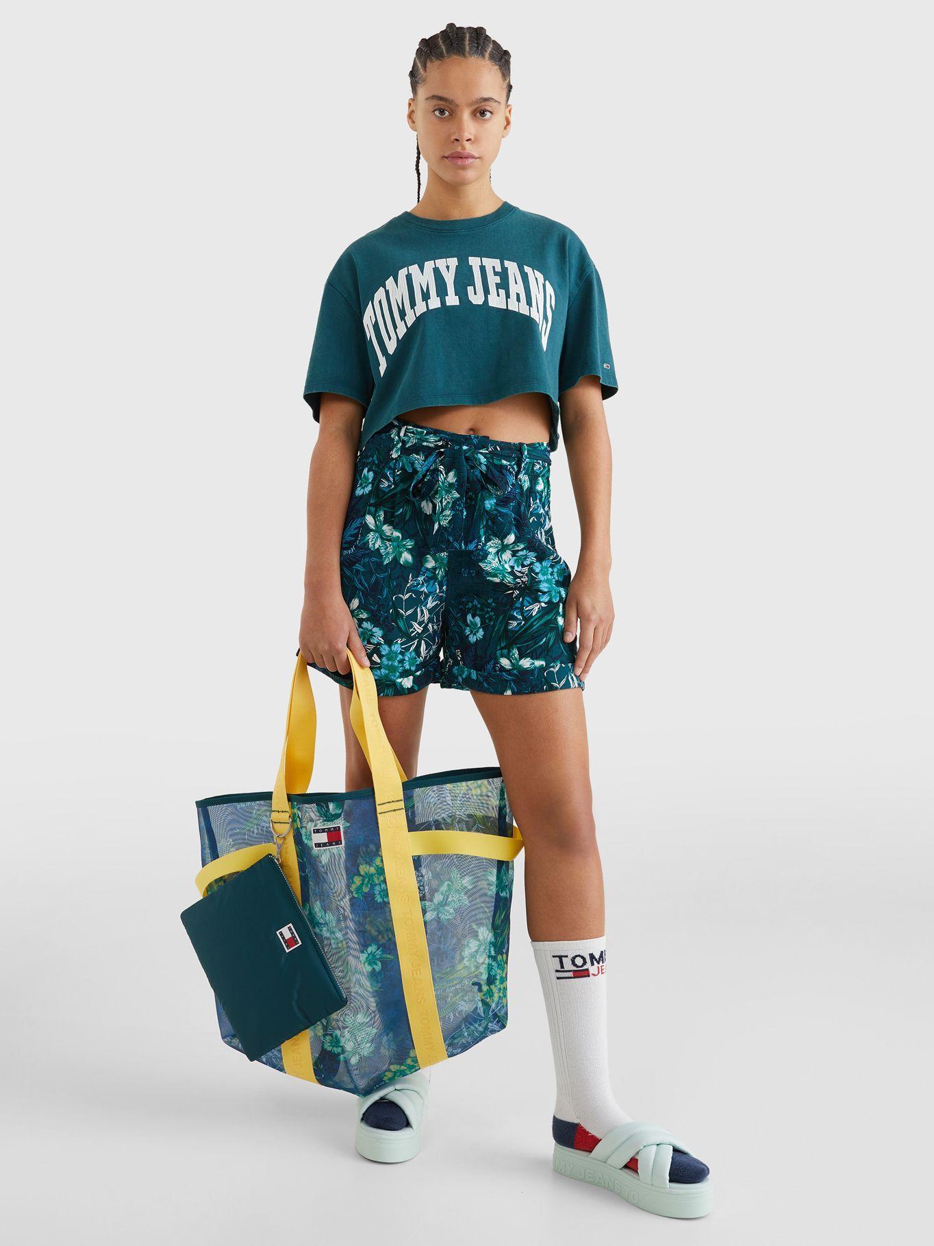 Polera Oversize College Verde Tommy Jeans JN2-3