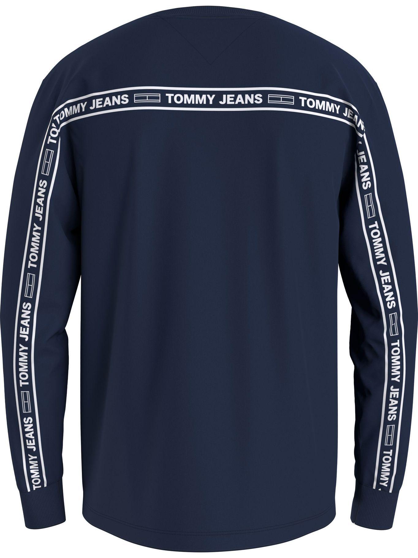 Polera Chest Entry Logo Manga Larga Azul Tommy Hilfiger-1